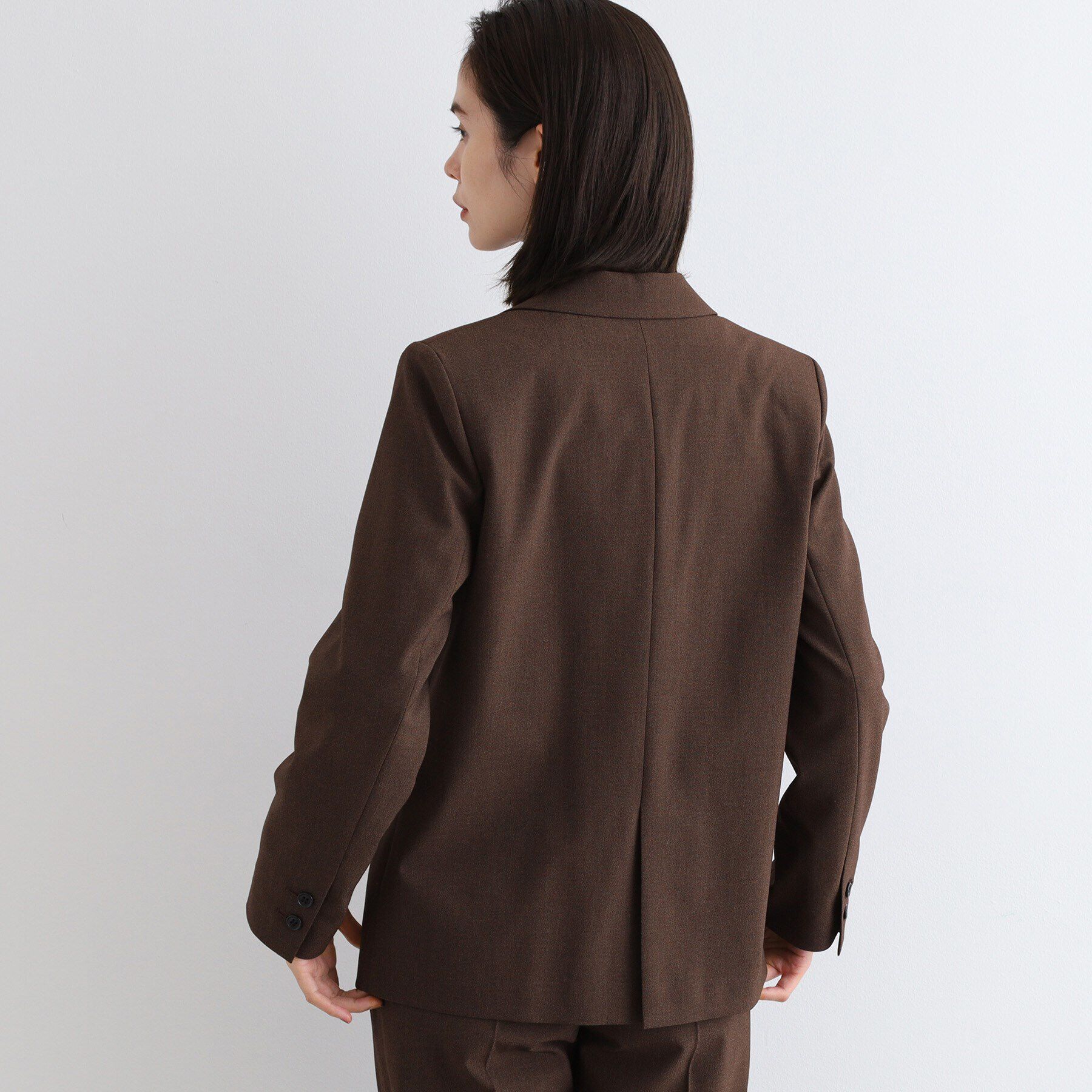 INDIVI「【日本製／SETUP可能】ゆるシルエットジャケット」|スーツ|