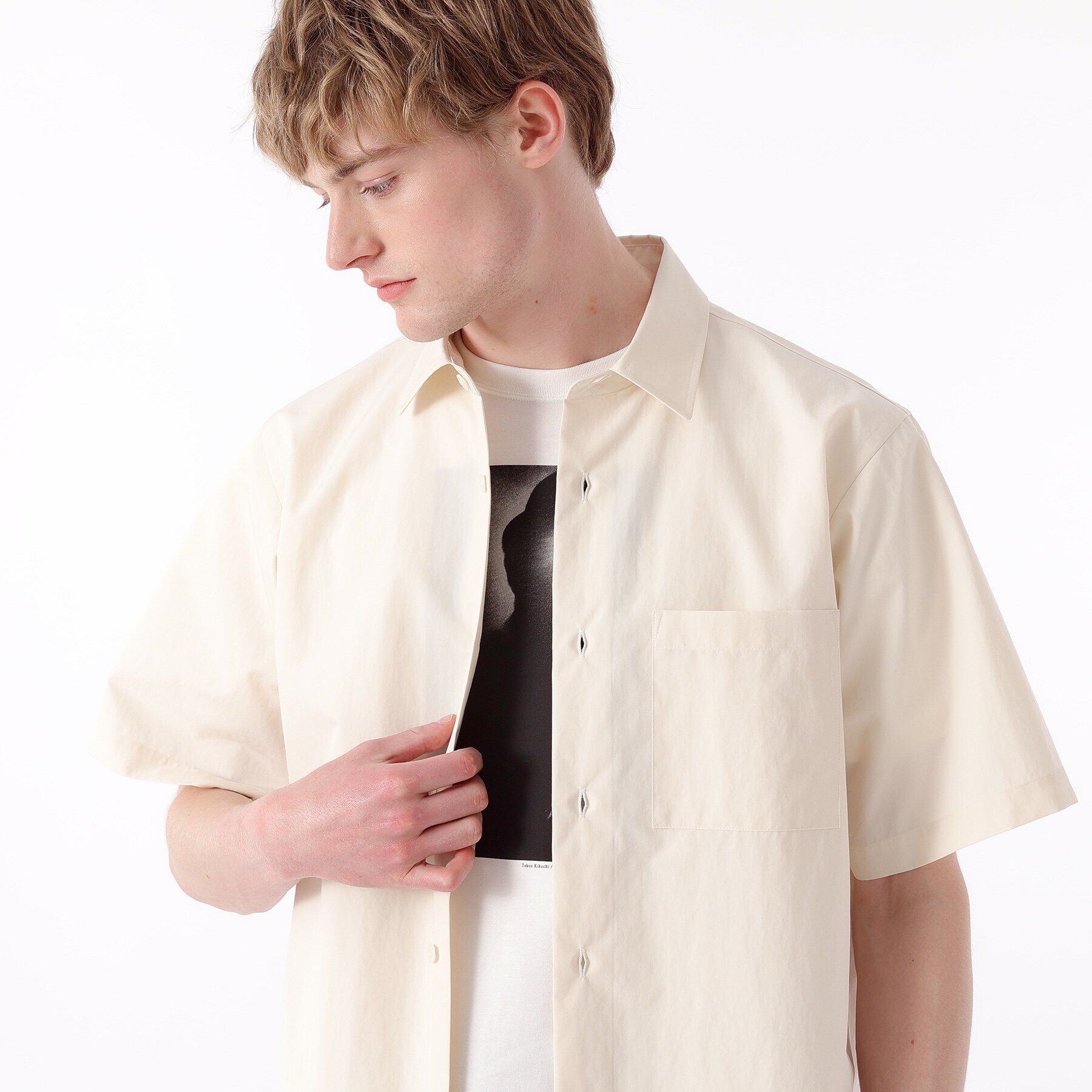 TAKEO KIKUCHI「【THE FLAGSHIP】ウェザークロス シャツ」|シャツ・ブラウス|