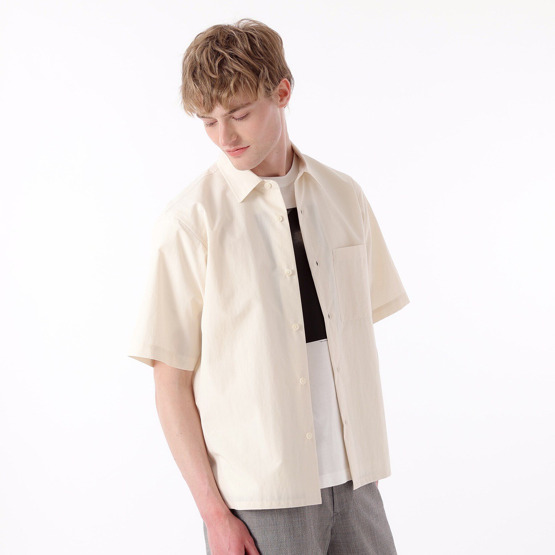 TAKEO KIKUCHI「【THE FLAGSHIP】ウェザークロス シャツ」|シャツ・ブラウス|