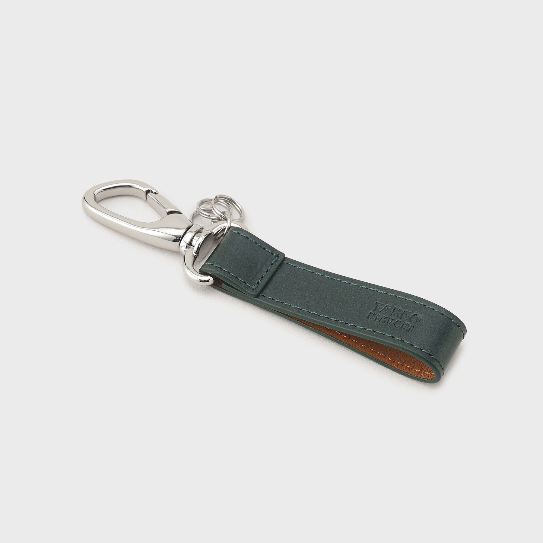 TAKEO KIKUCHI「ヘビタンレザー キーホルダー」|キーケース|