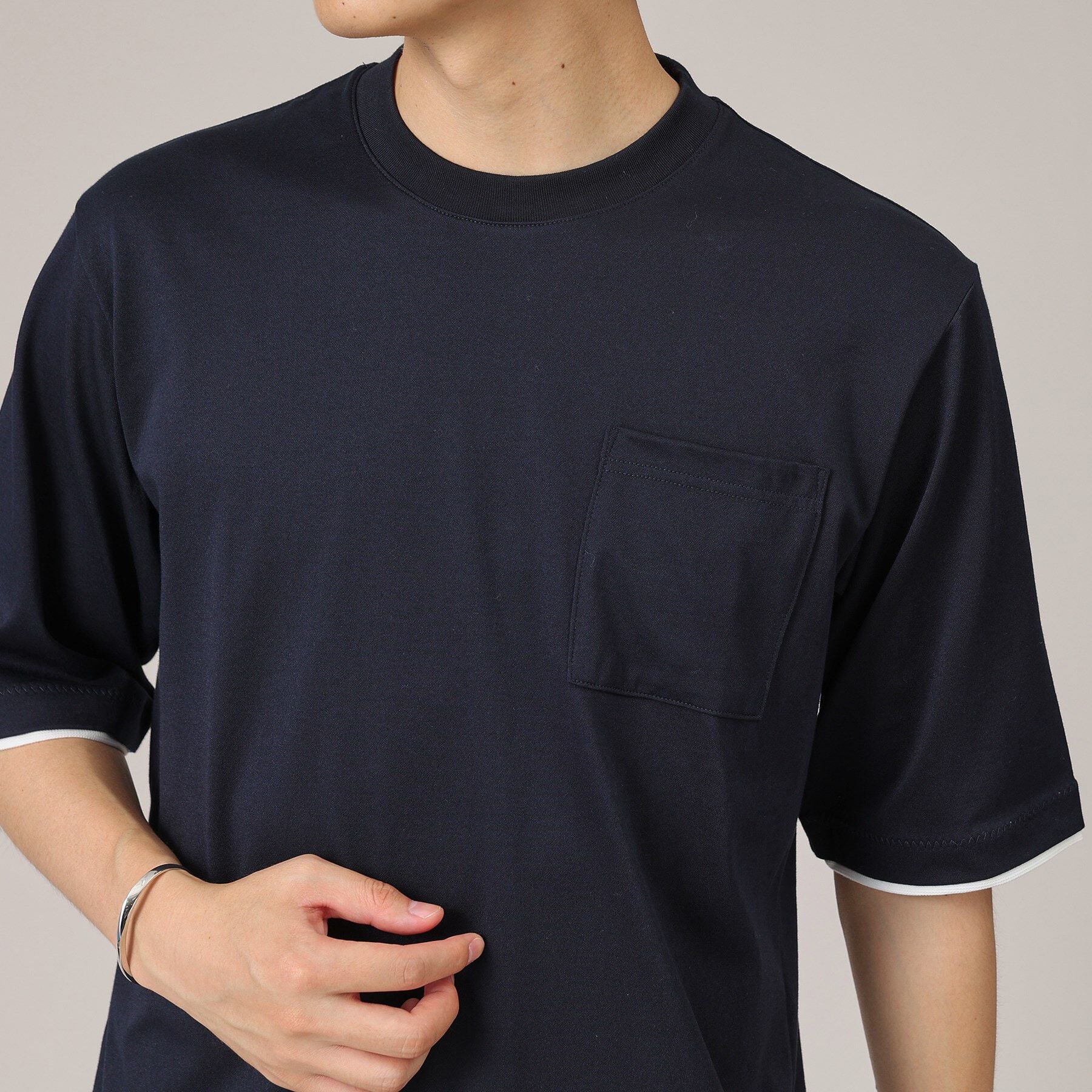 TAKEO KIKUCHI「【接触冷感/日本製】レイヤード Tシャツ」|Tシャツ・カットソー|