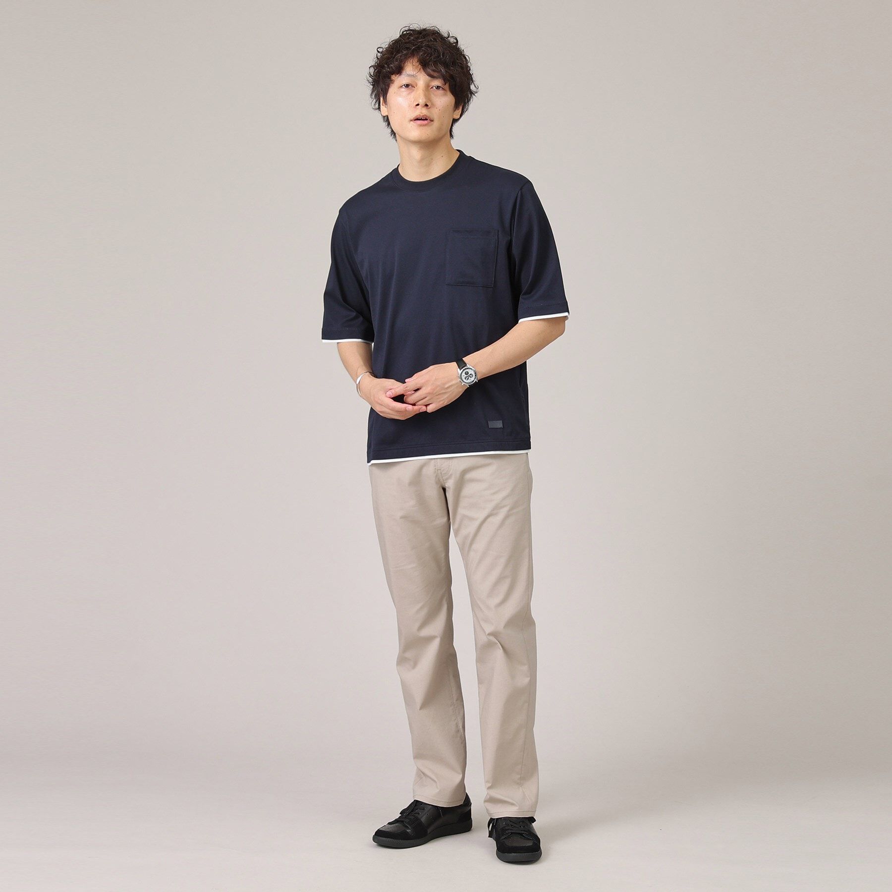 TAKEO KIKUCHI「【接触冷感/日本製】レイヤード Tシャツ」|Tシャツ・カットソー|