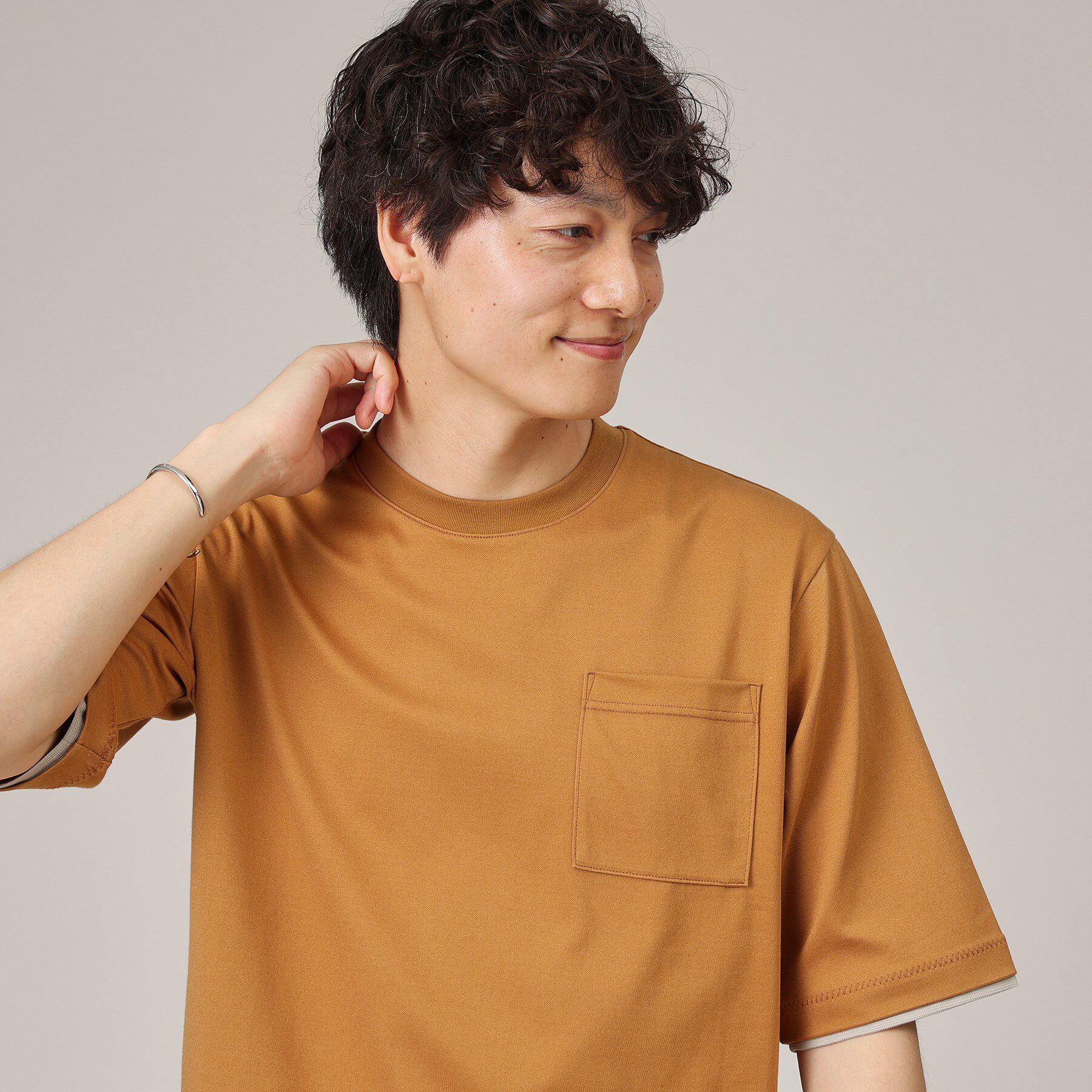 TAKEO KIKUCHI「【接触冷感/日本製】レイヤード Tシャツ」|Tシャツ・カットソー|