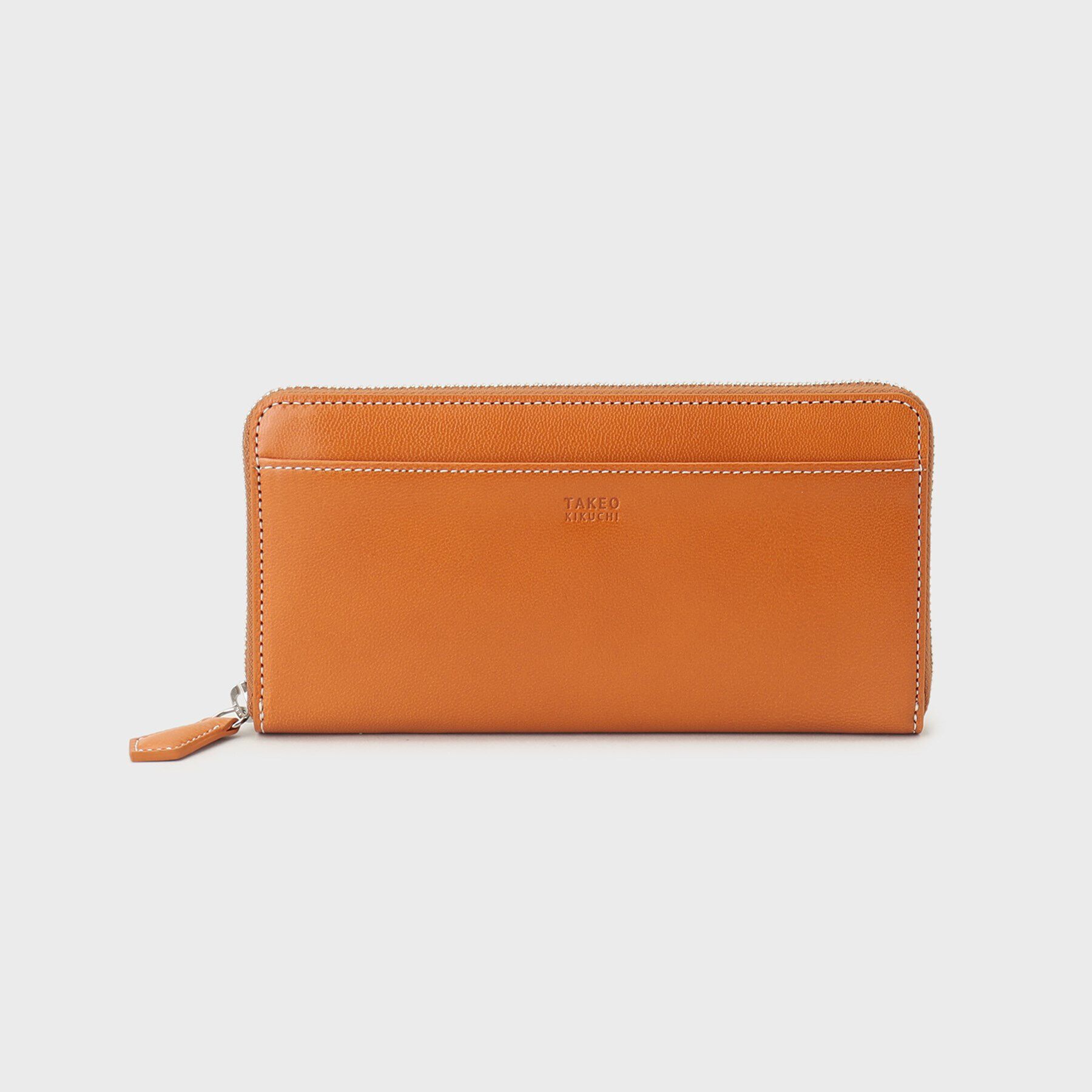 TAKEO KIKUCHI「アニリンゴート ラウンドファスナー長財布」|財布|