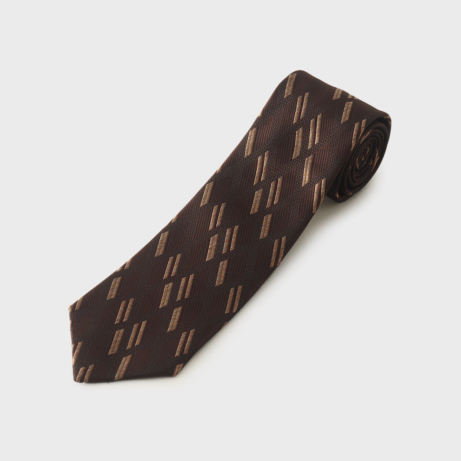 TAKEO KIKUCHI「【Made in JAPAN】エクストラシルク　菱紋ネクタイ」|ネクタイ・蝶ネクタイ|