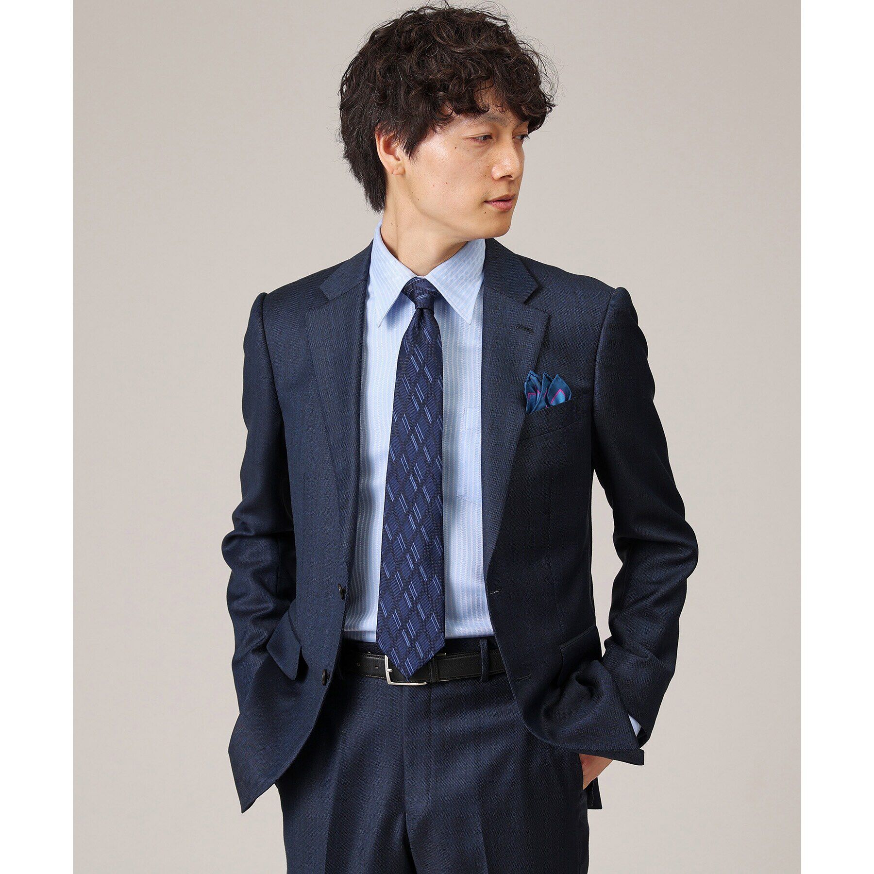 TAKEO KIKUCHI「【Made in JAPAN】エクストラシルク　菱紋ネクタイ」|ネクタイ・蝶ネクタイ|