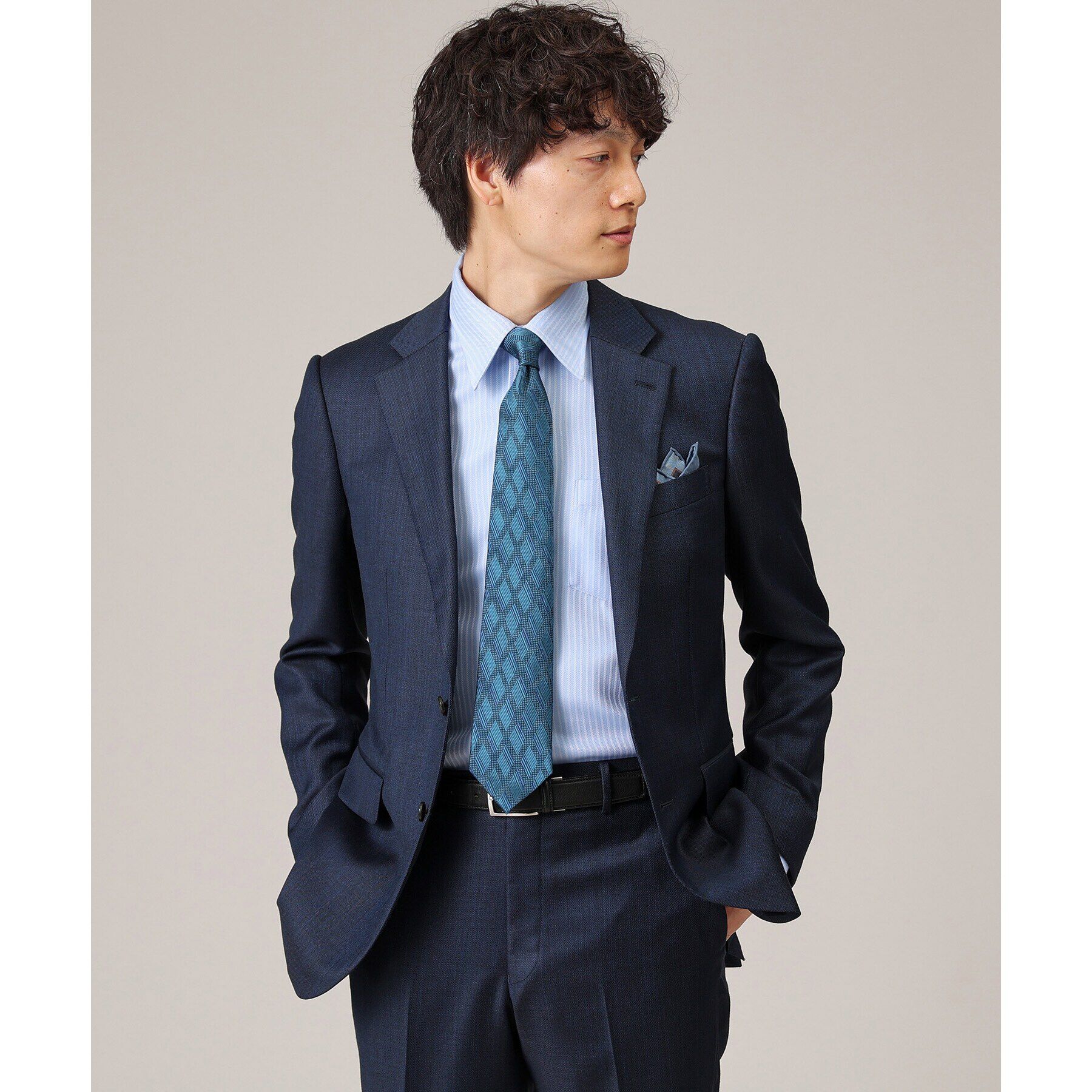 TAKEO KIKUCHI「【Made in JAPAN】エクストラシルク　菱紋ネクタイ」|ネクタイ・蝶ネクタイ|