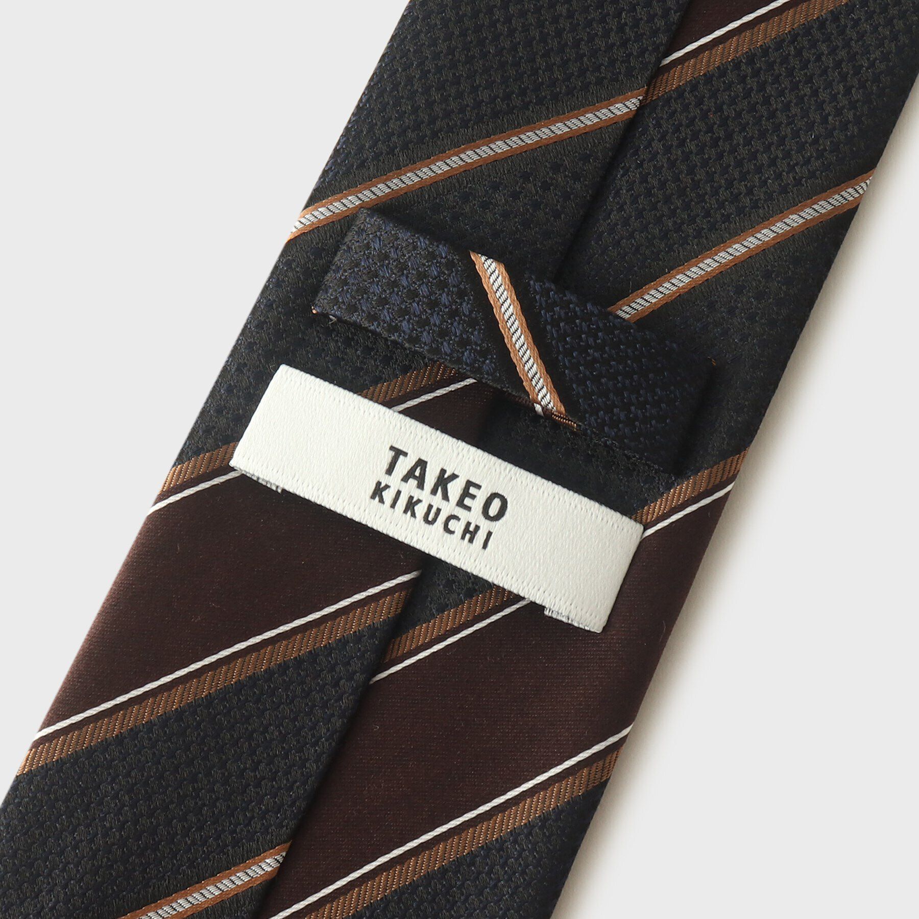 TAKEO KIKUCHI「バスケットサテンストライプ」|ネクタイ・蝶ネクタイ|