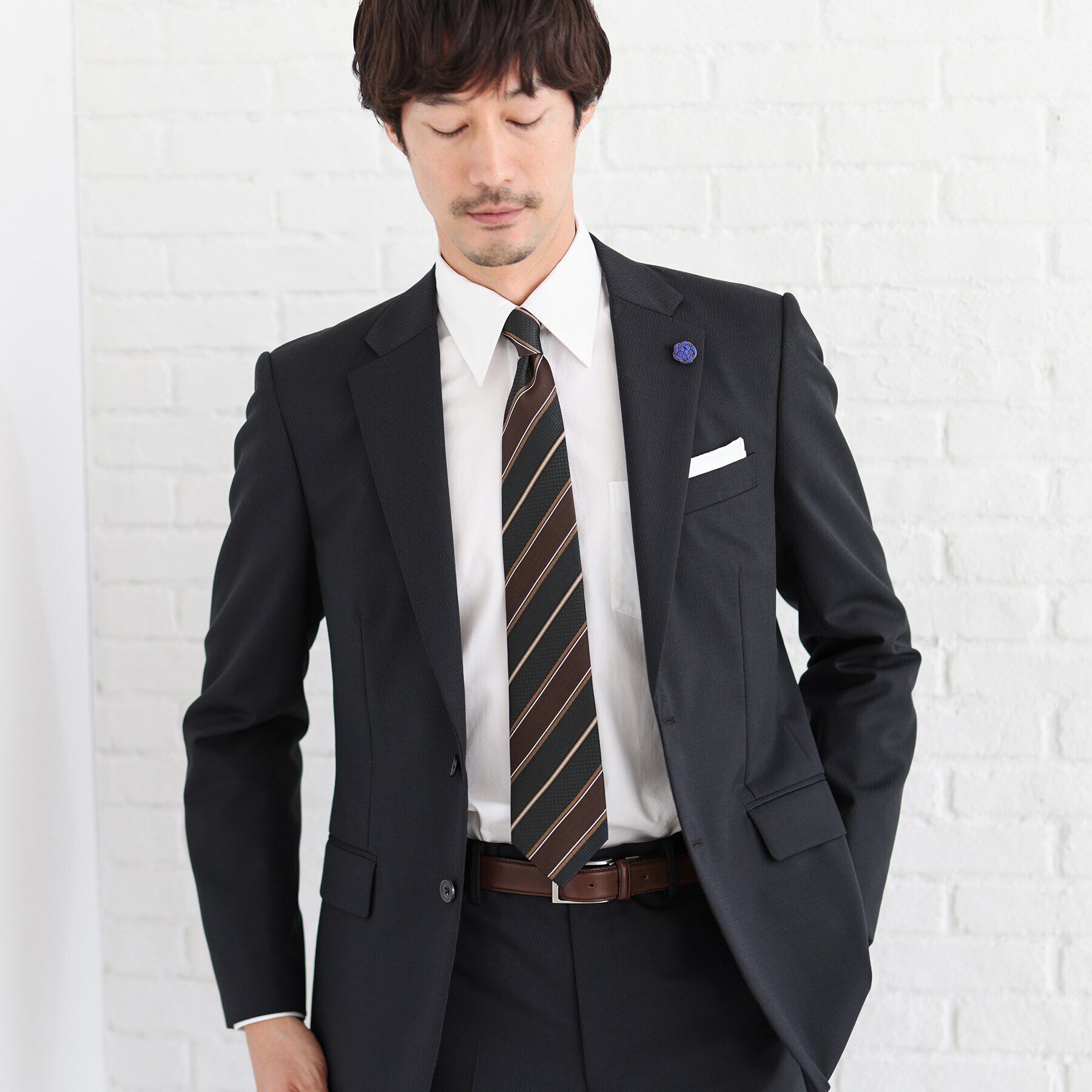 TAKEO KIKUCHI「バスケットサテンストライプ」|ネクタイ・蝶ネクタイ|