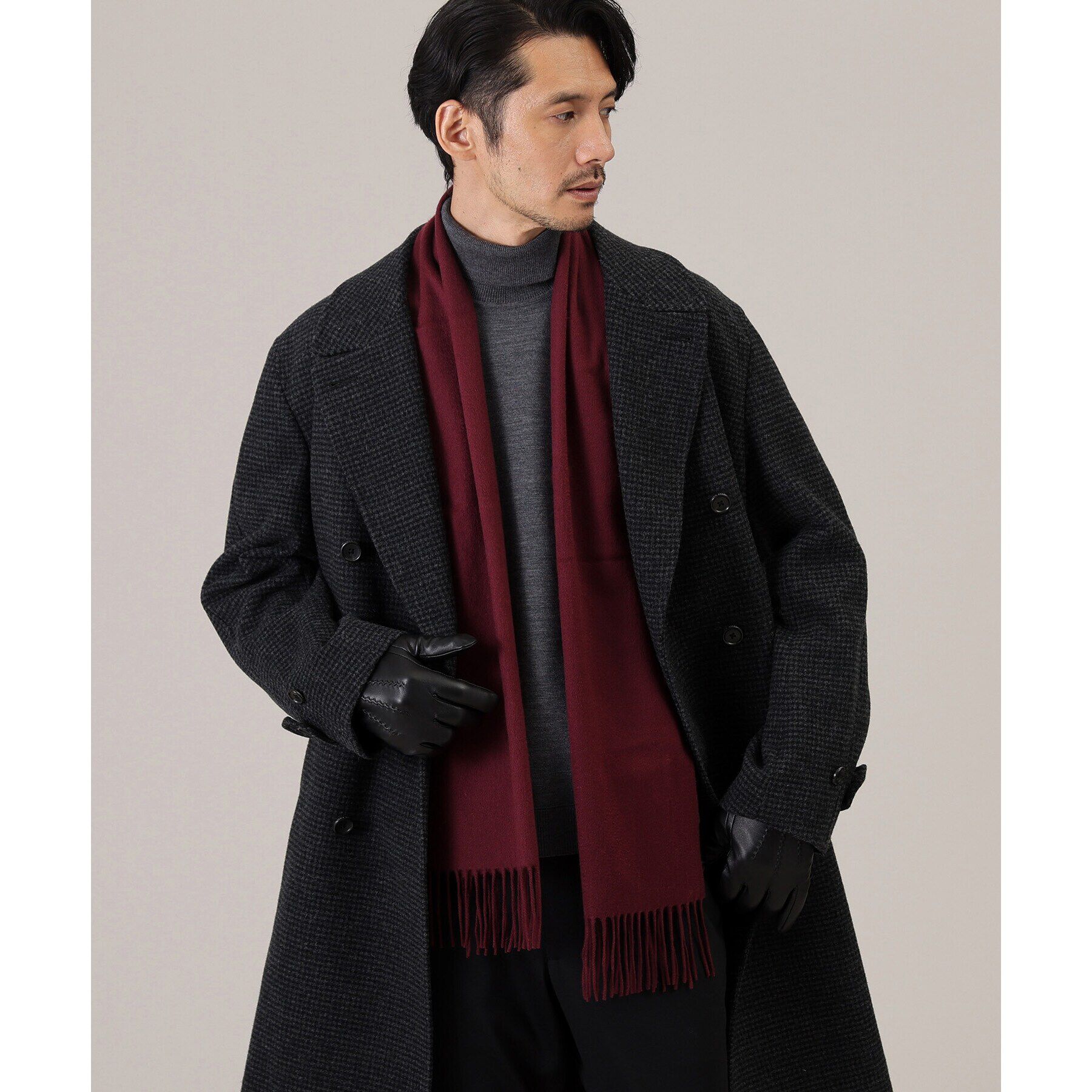 TAKEO KIKUCHI「【スマホ対応/ライニング付】オールレザー グローブ」|手袋|