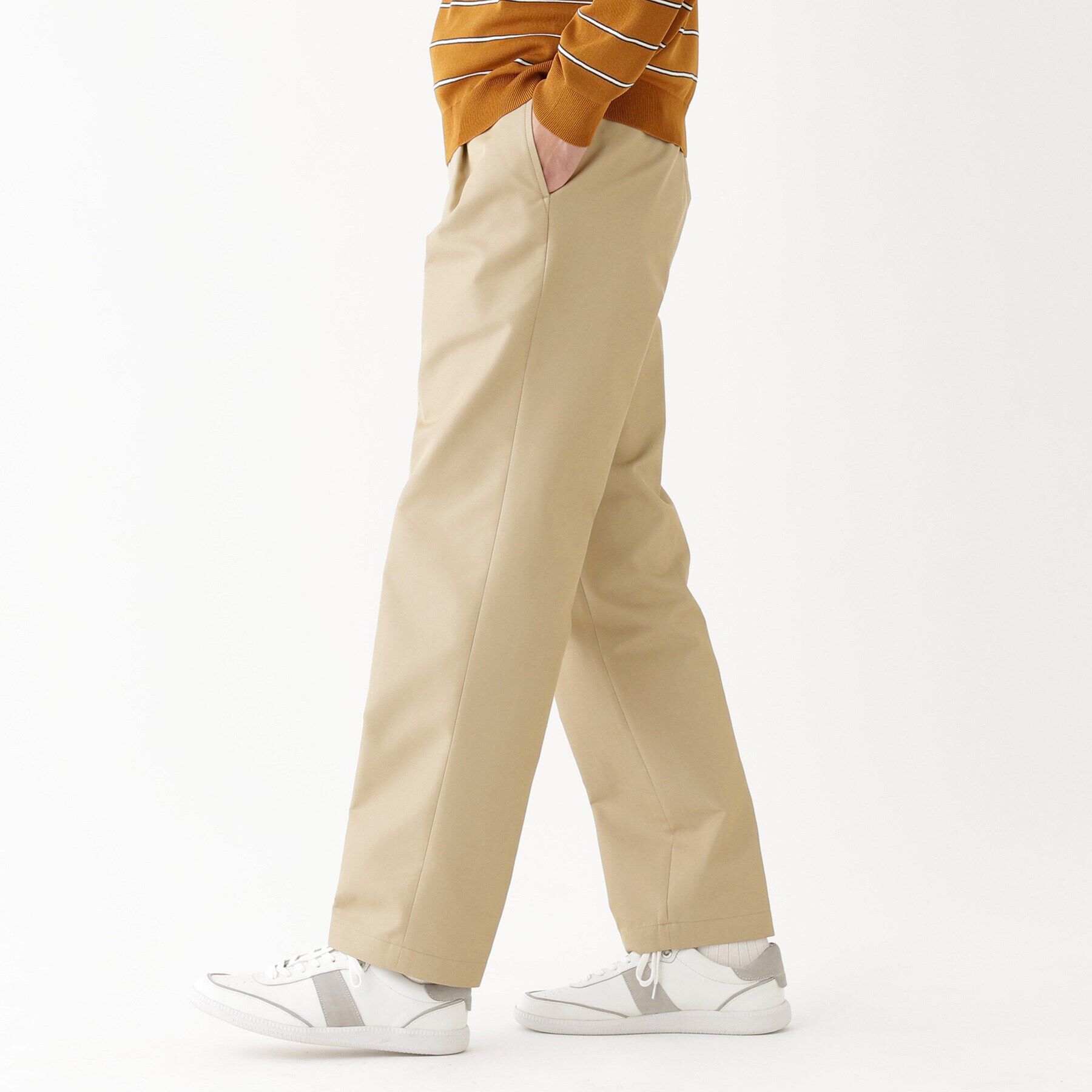 TAKEO KIKUCHI「【THE FLAGSHIP】先染めギャバジン チノスラックス」|その他|ベージュ(052)