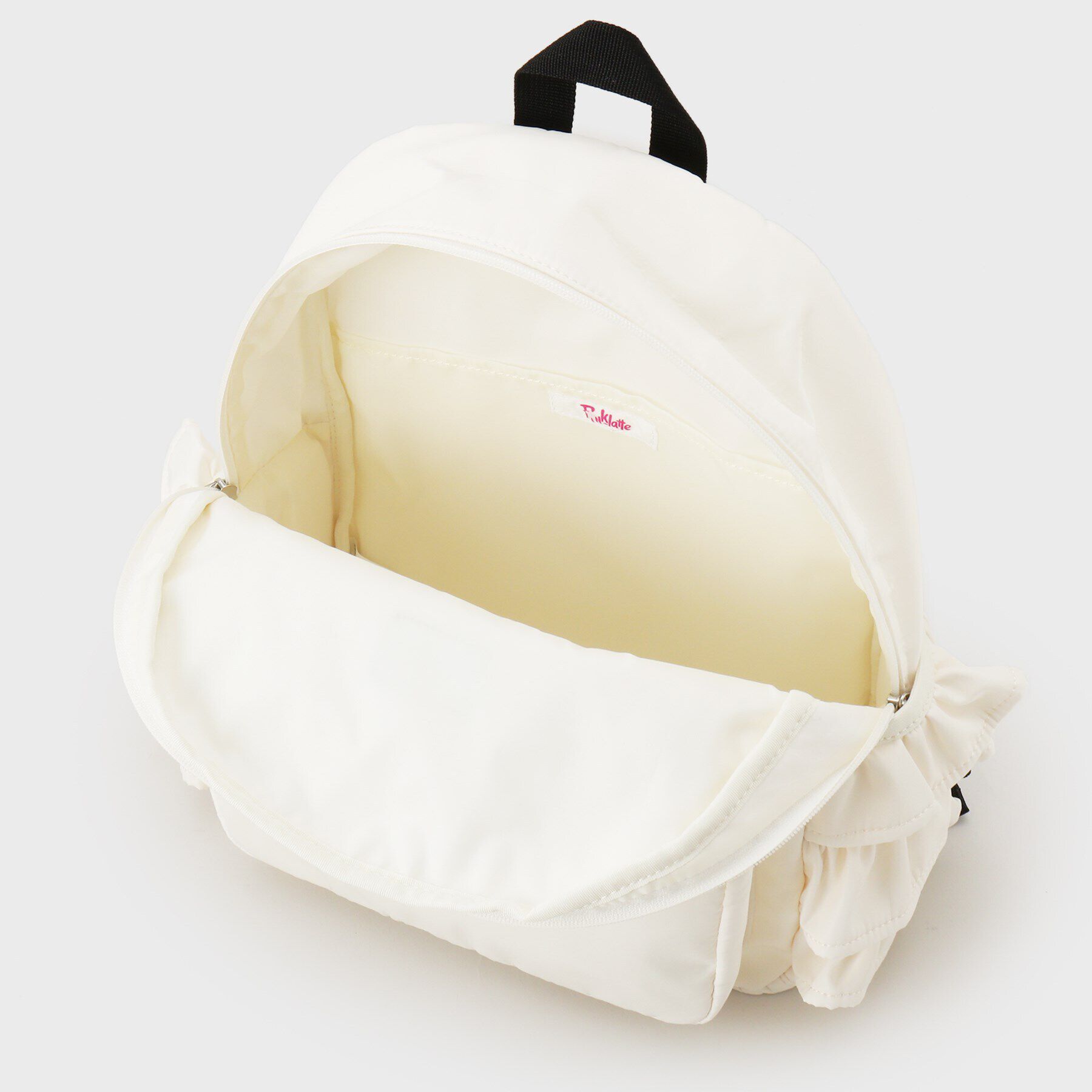 PINK-latte「【容量約15L】フリルリュック」|リュック|