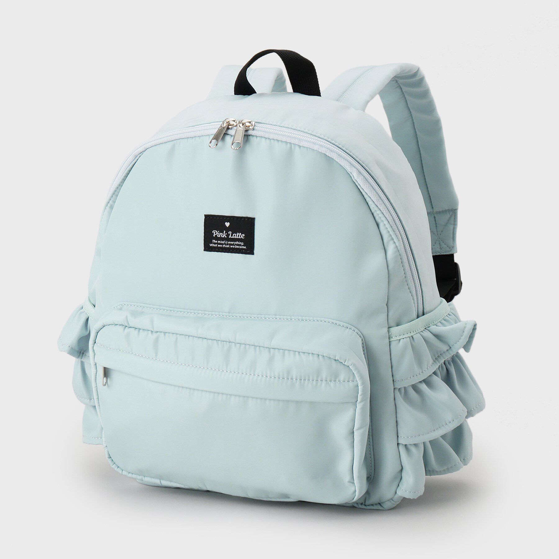 PINK-latte「【容量約15L】フリルリュック」|リュック|