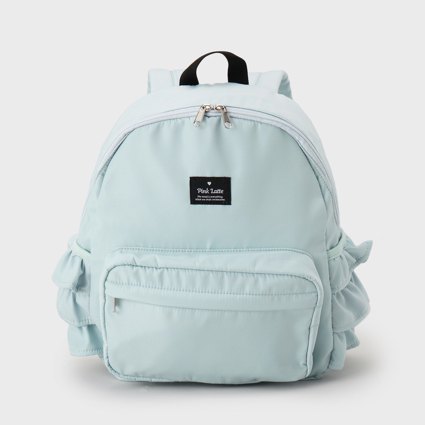 PINK-latte「【容量約15L】フリルリュック」|リュック|