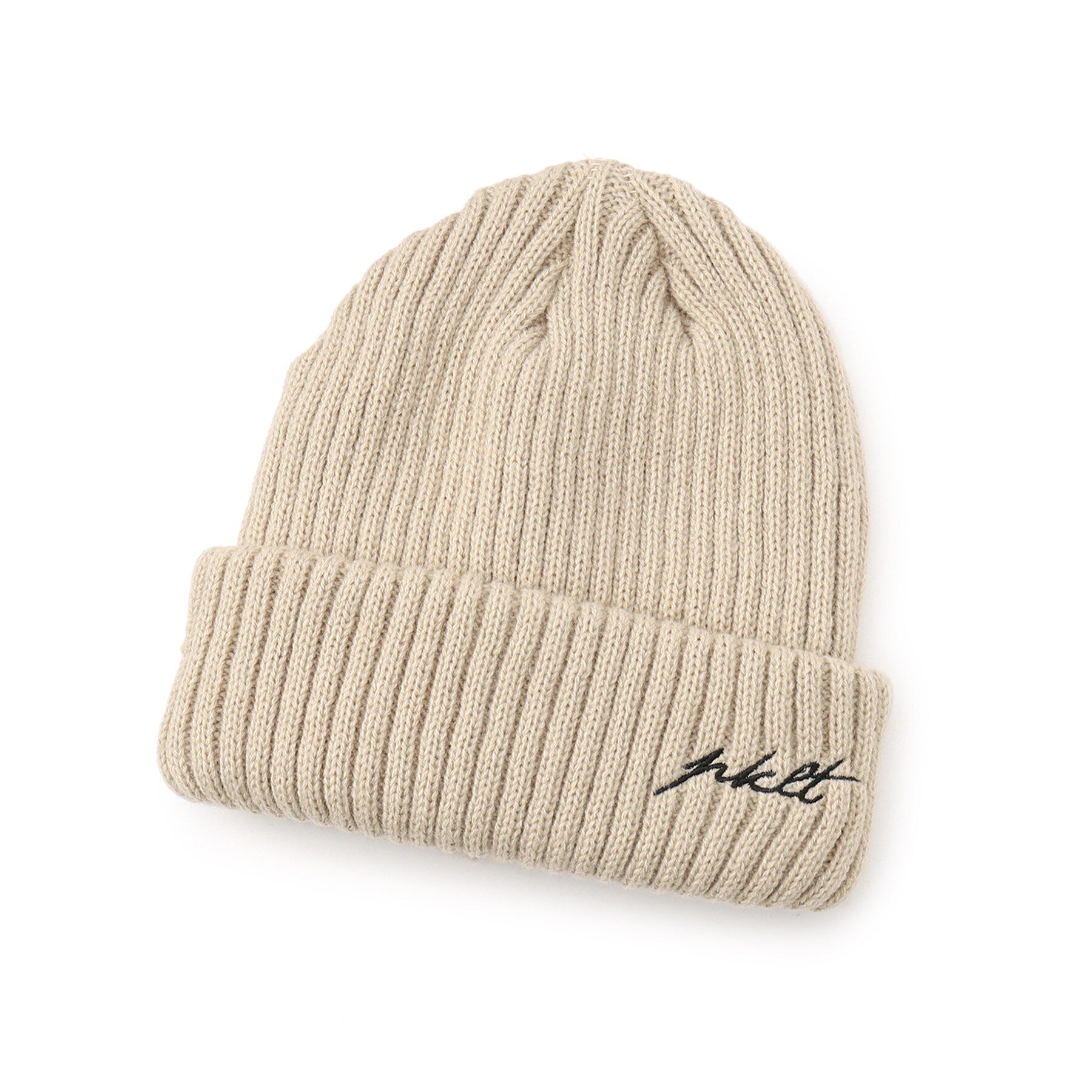 PINK-latte「シンプルニットワッチ」|ニット帽|