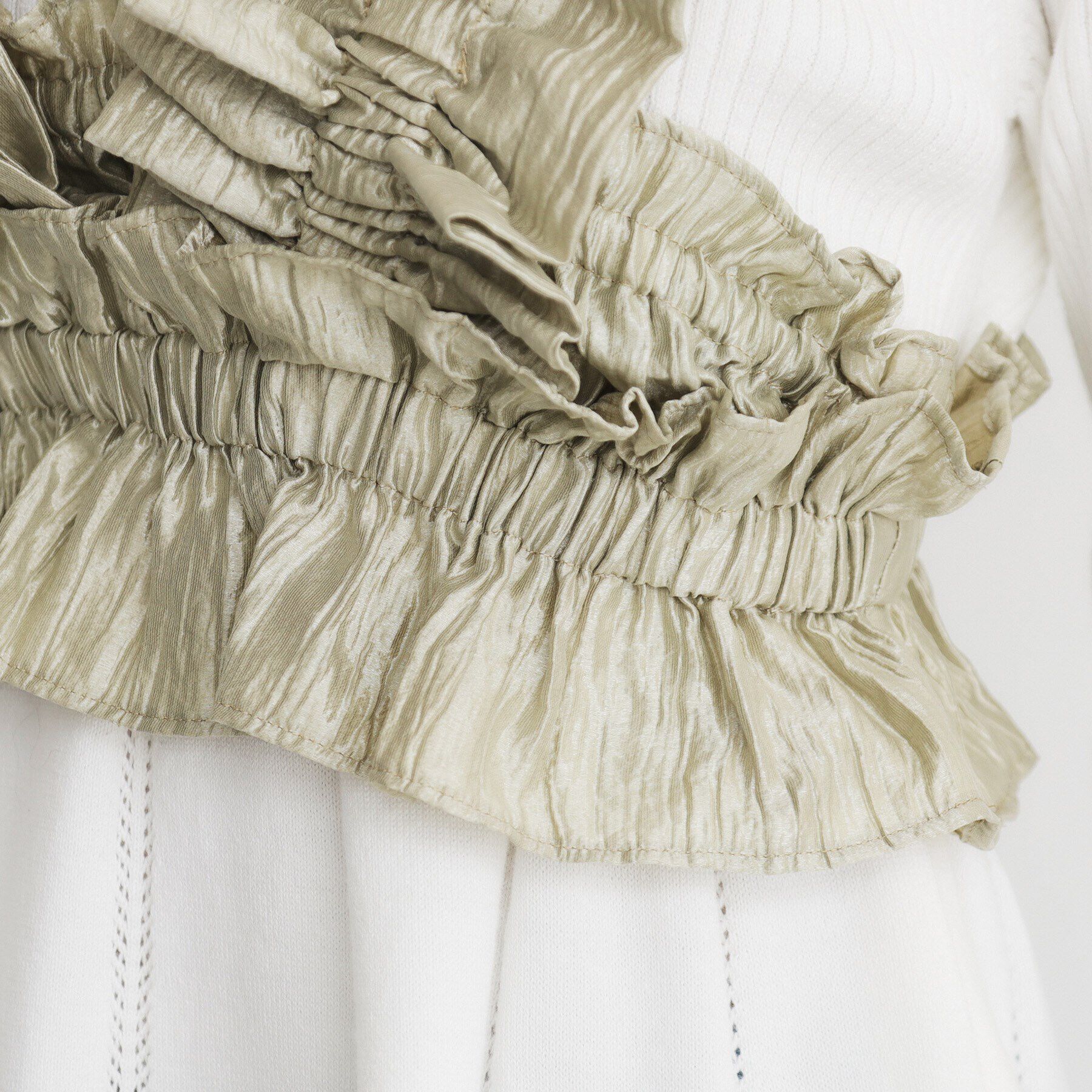 THE SHOP TK「ブライトフリルビスチェ」|ベスト・ジレ|