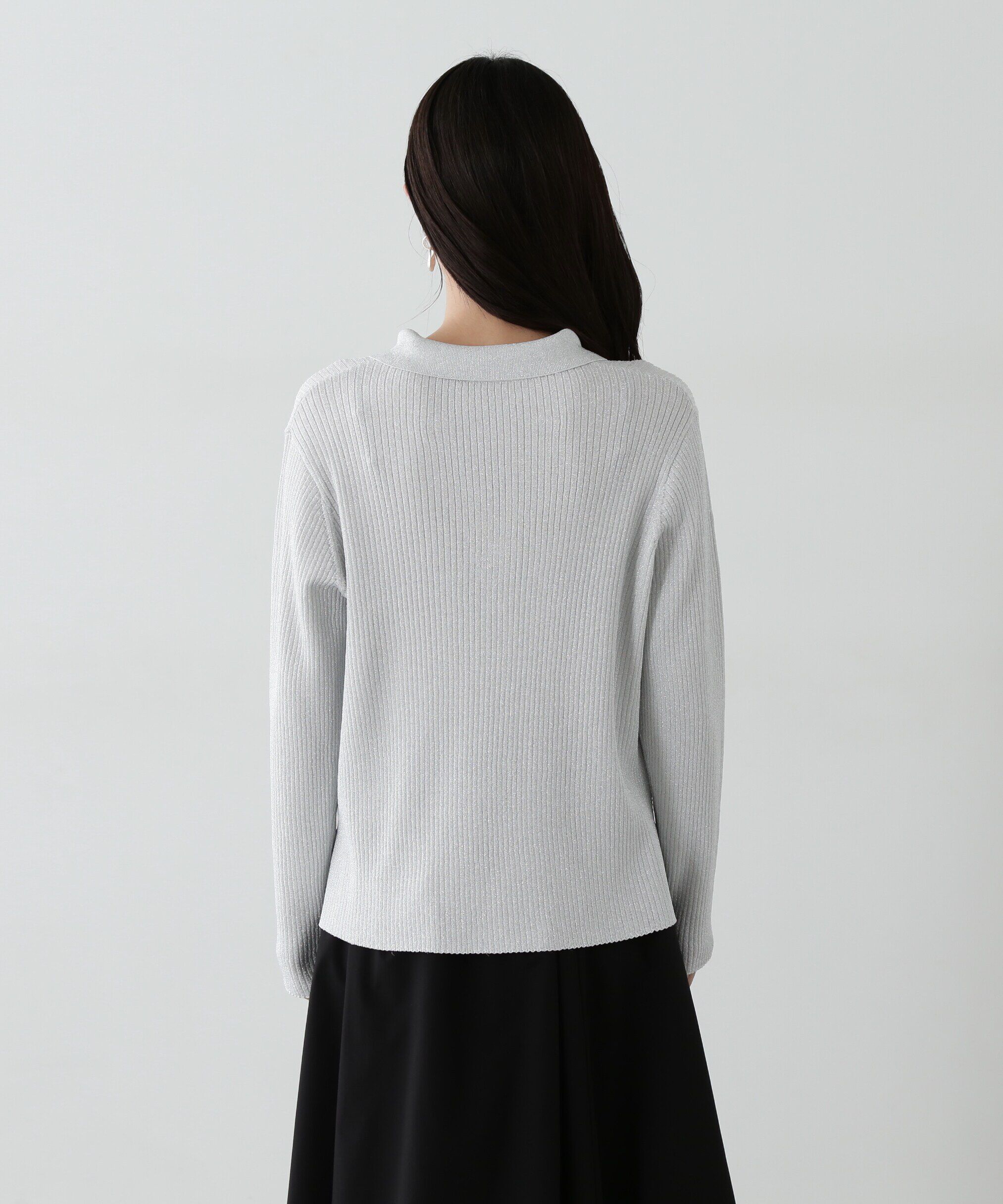  「ラメリブカイキンニット」|ニット・セーター|