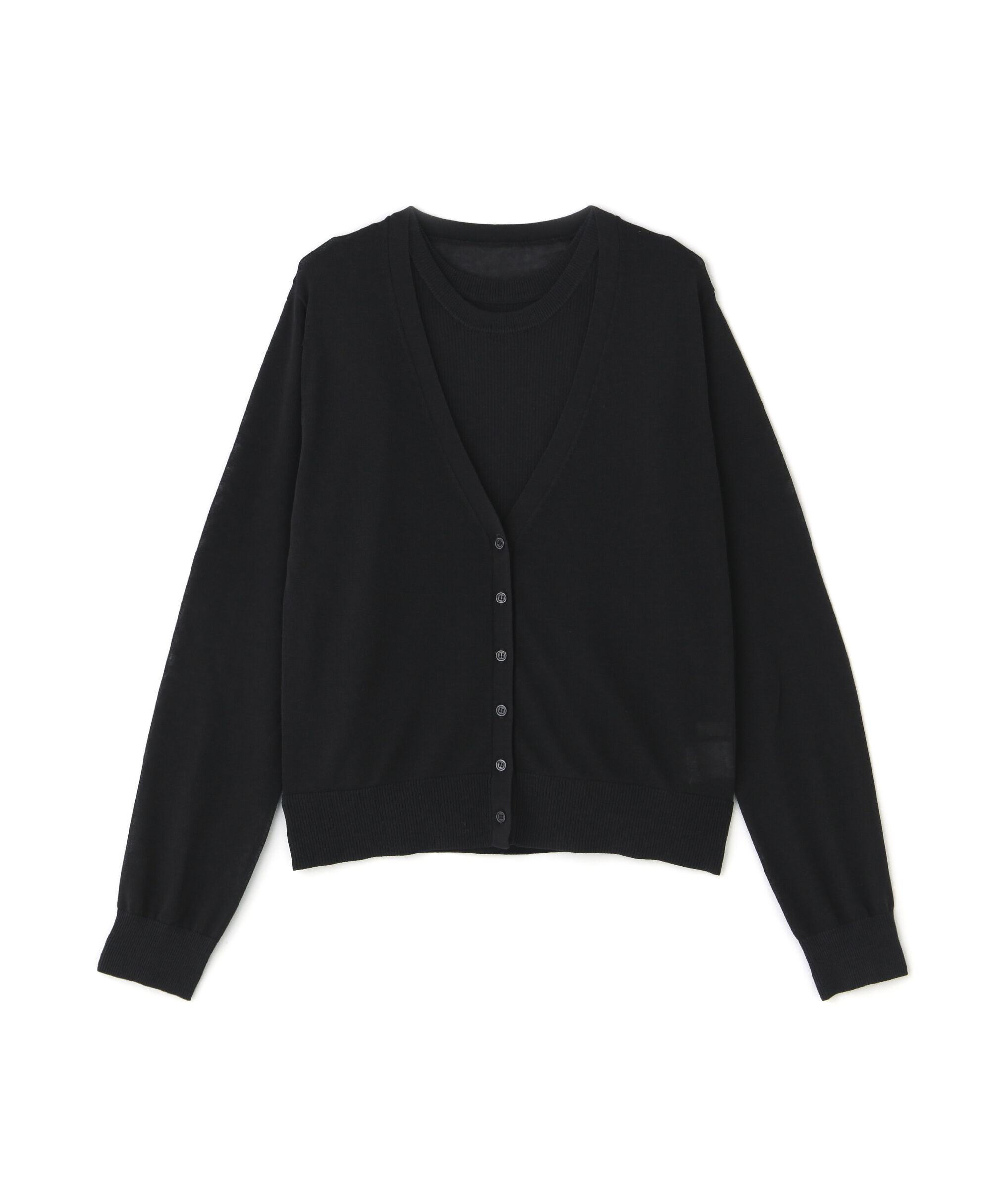  「アメスリタンク&times;シアーカーディガンセット」|ニット・セーター|