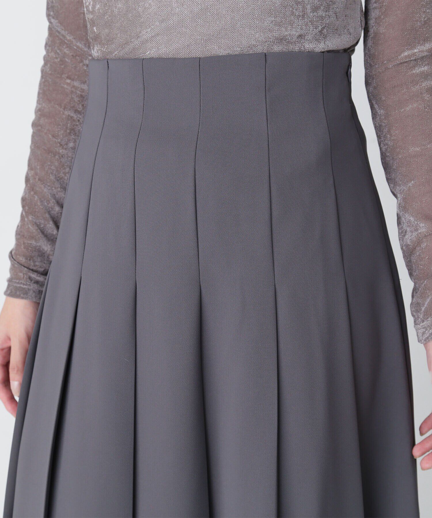  「プリーツスリットスカート」|スカート|