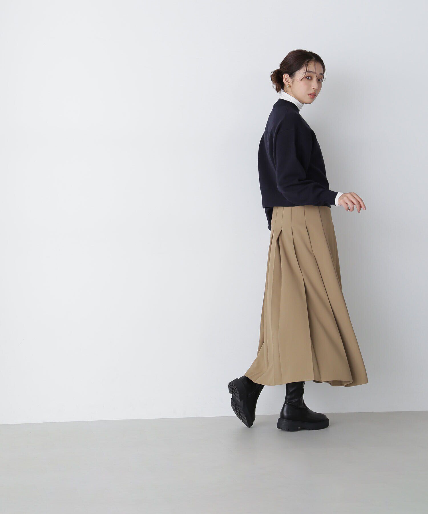  「プリーツスリットスカート」|スカート|