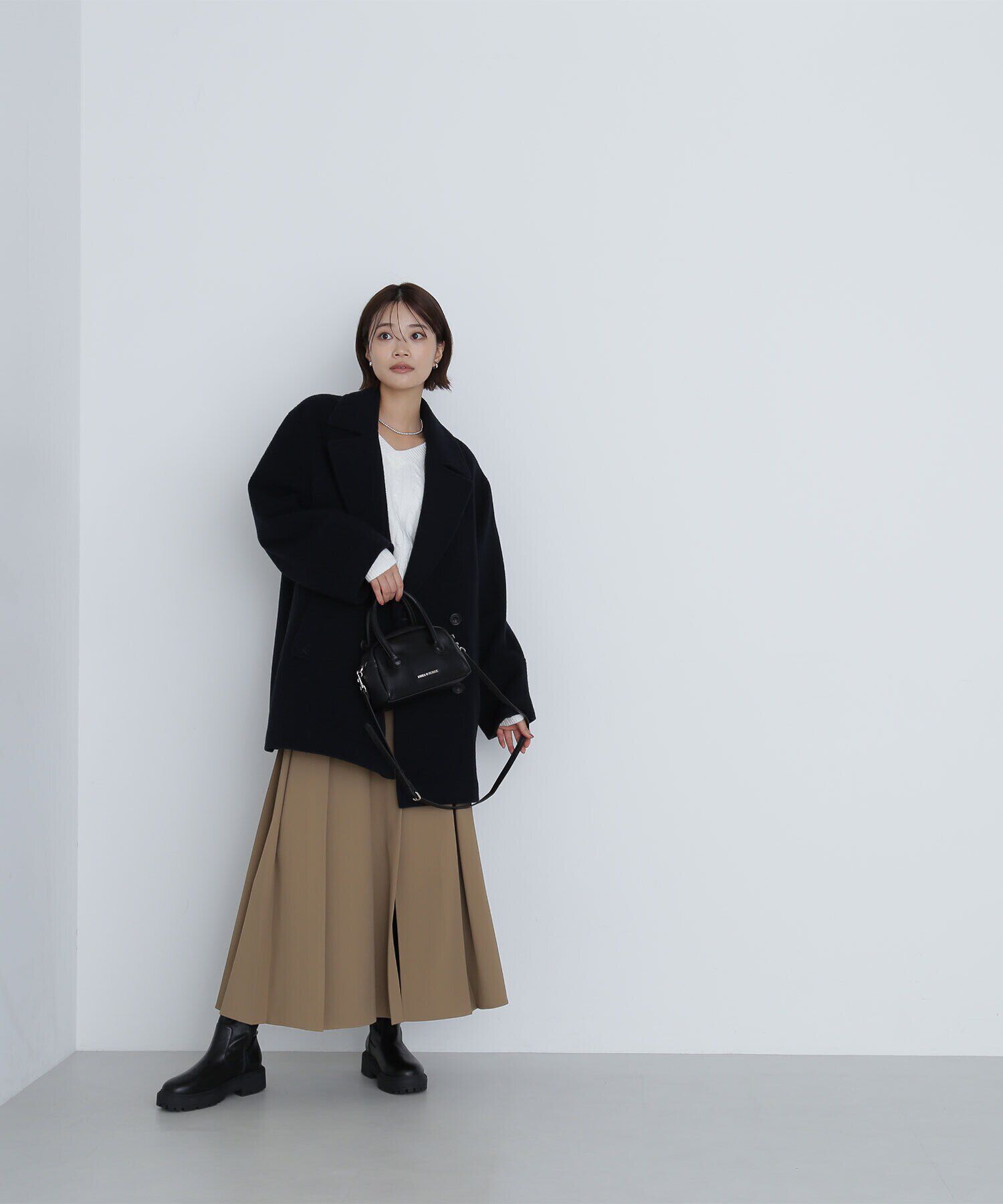  「プリーツスリットスカート」|スカート|