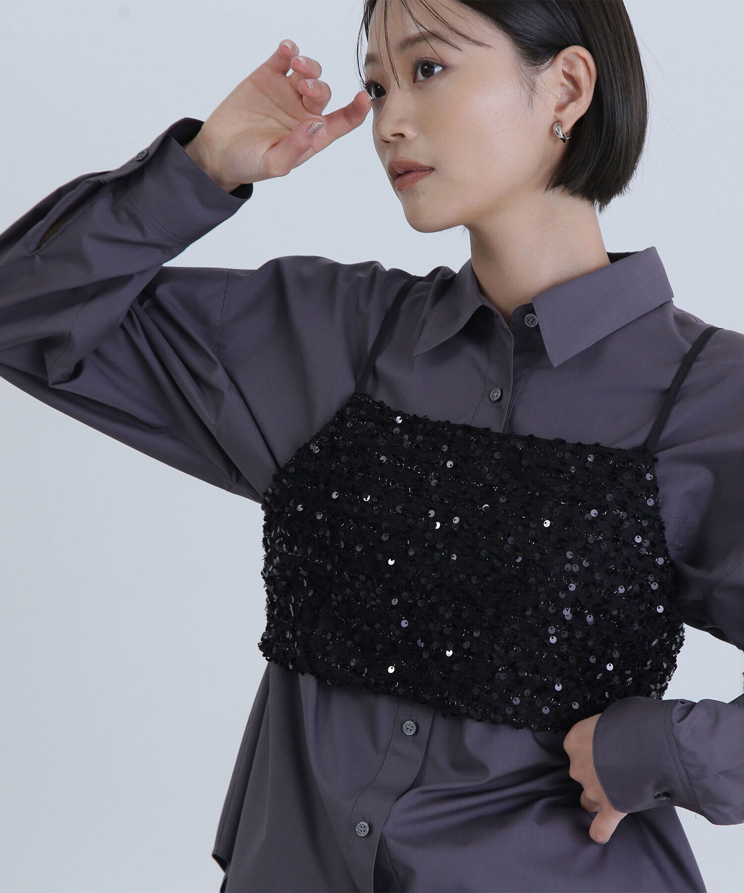  「スパンコールビスチェ」|シャツ・ブラウス|クロ