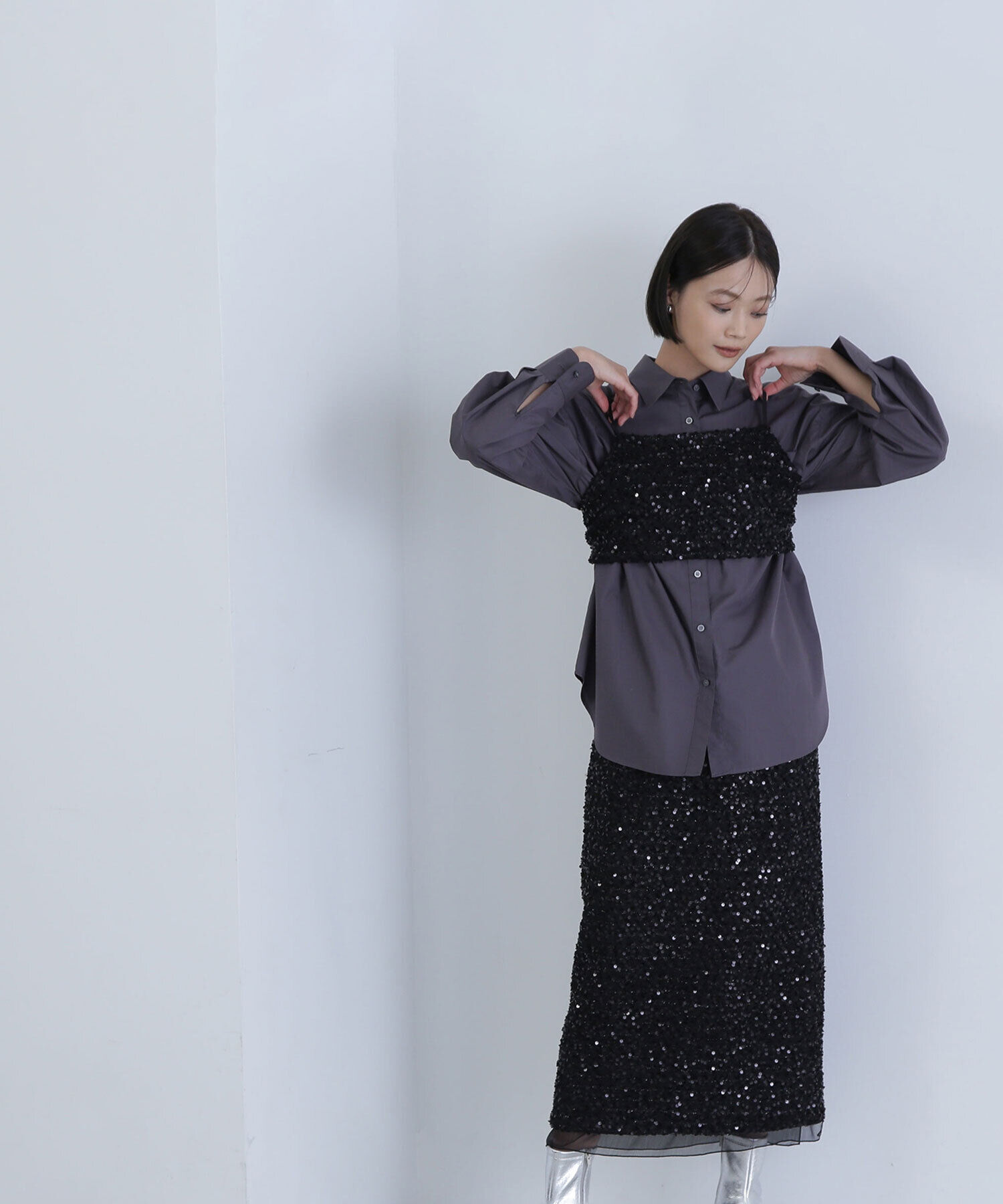  「スパンコールビスチェ」|シャツ・ブラウス|