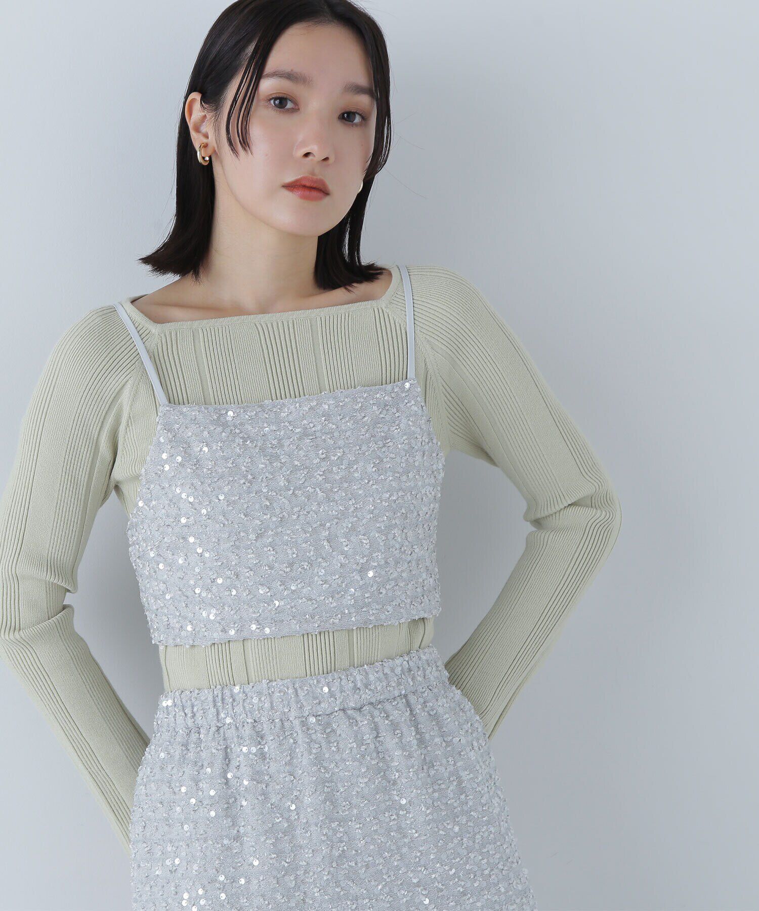  「スパンコールビスチェ」|シャツ・ブラウス|