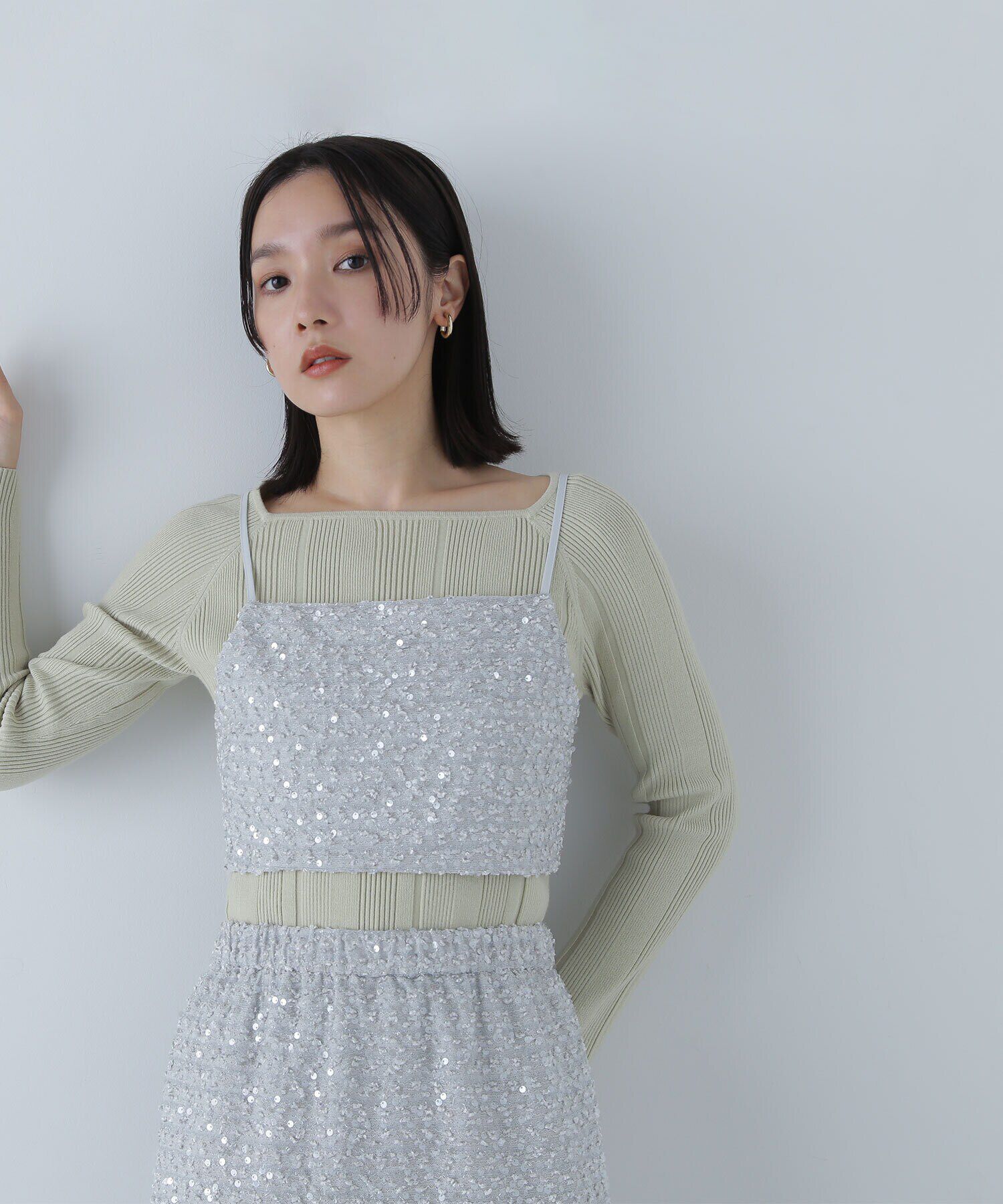  「スパンコールビスチェ」|シャツ・ブラウス|