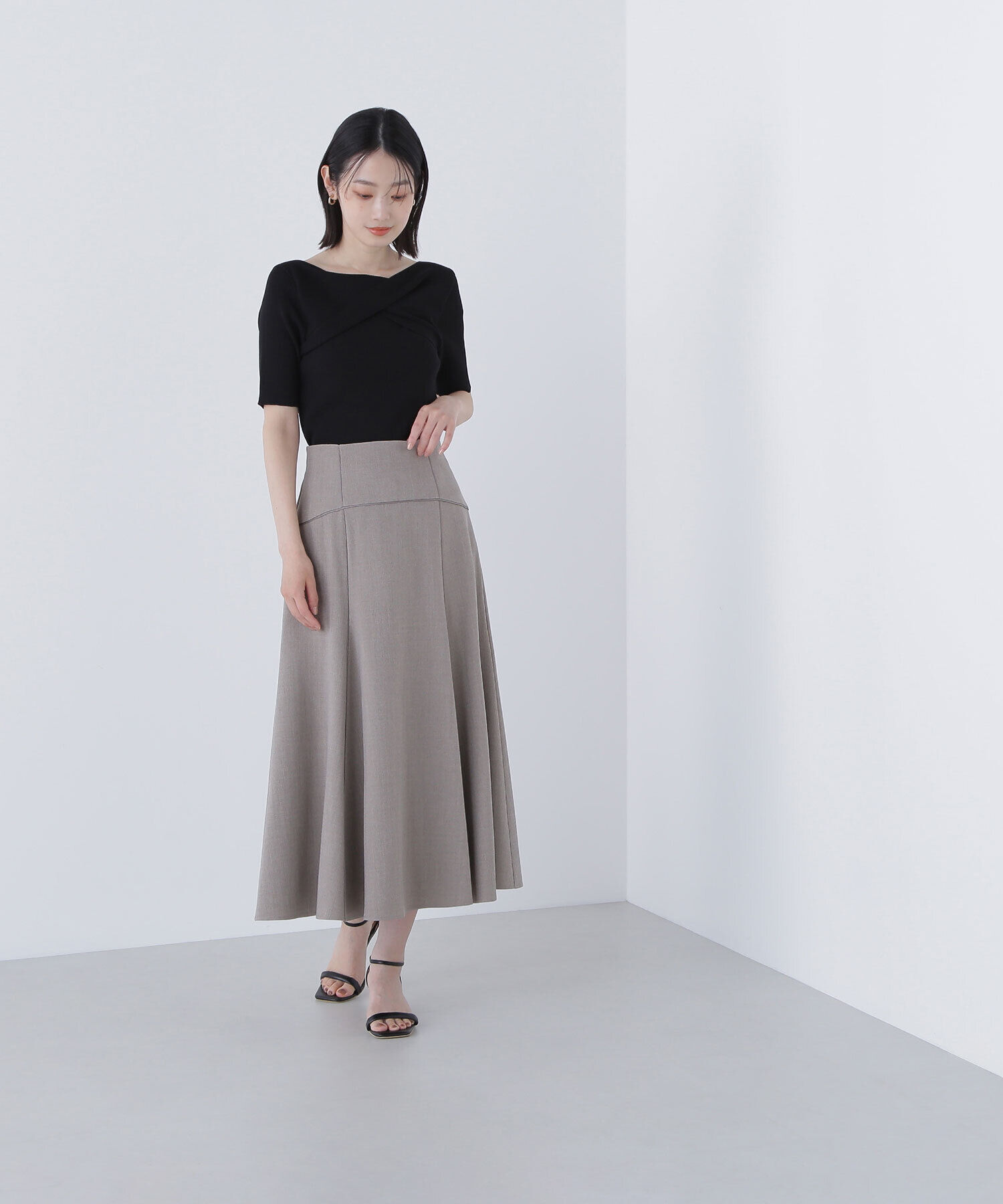  「ツイストドレープニット」|ニット・セーター|