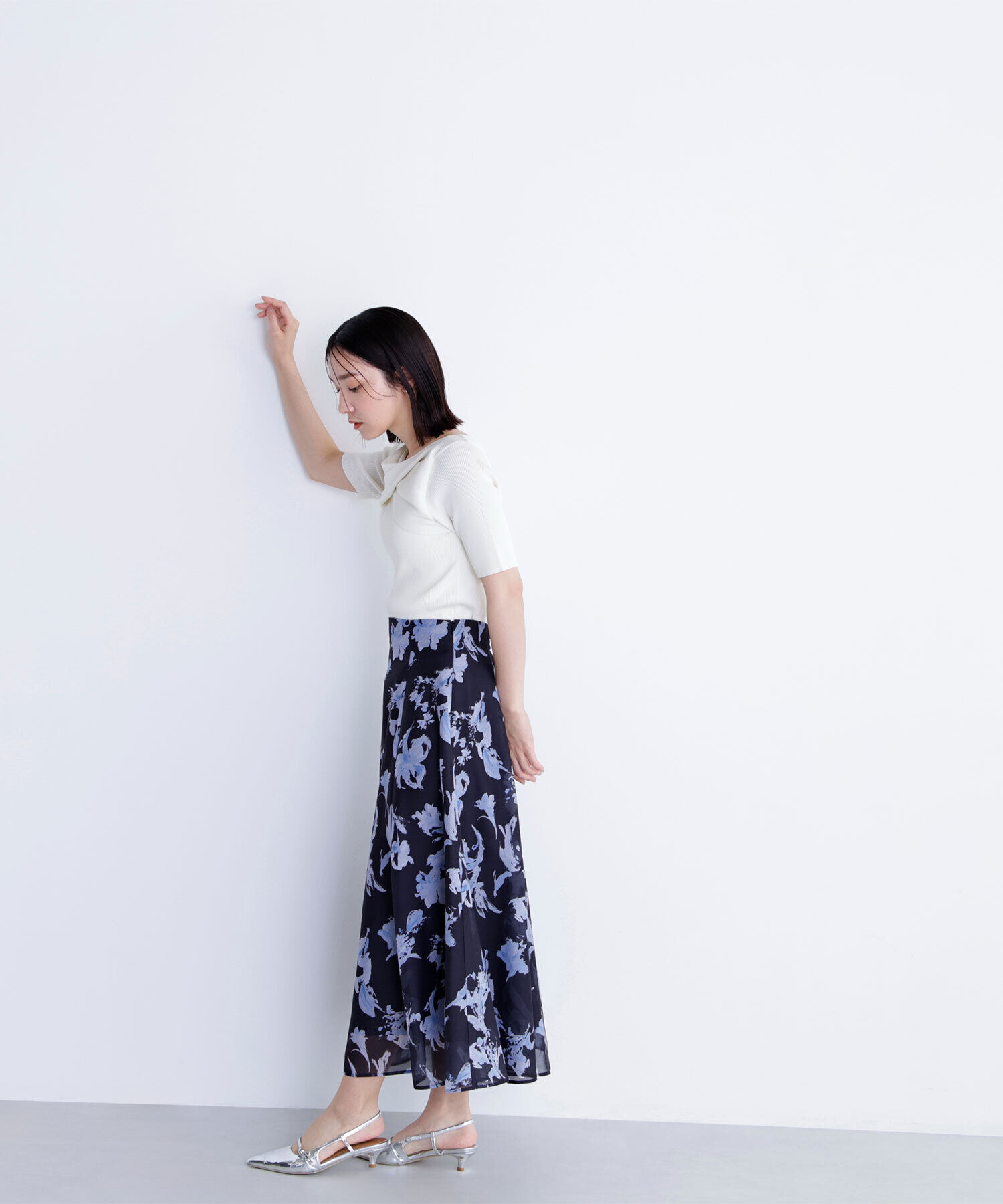  「ツイストドレープニット」|ニット・セーター|