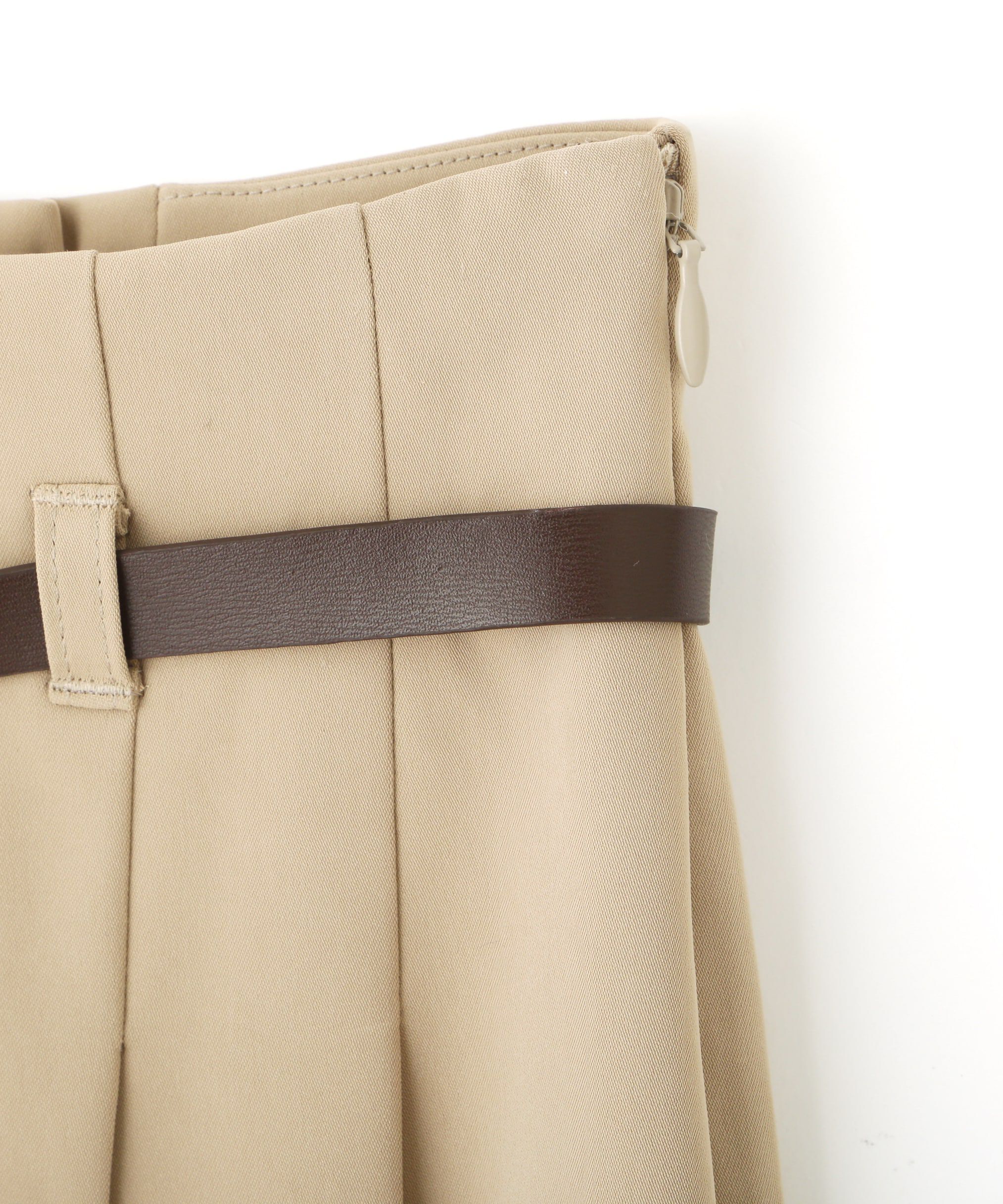  「ベルトツキプリーツパンツ」|その他|