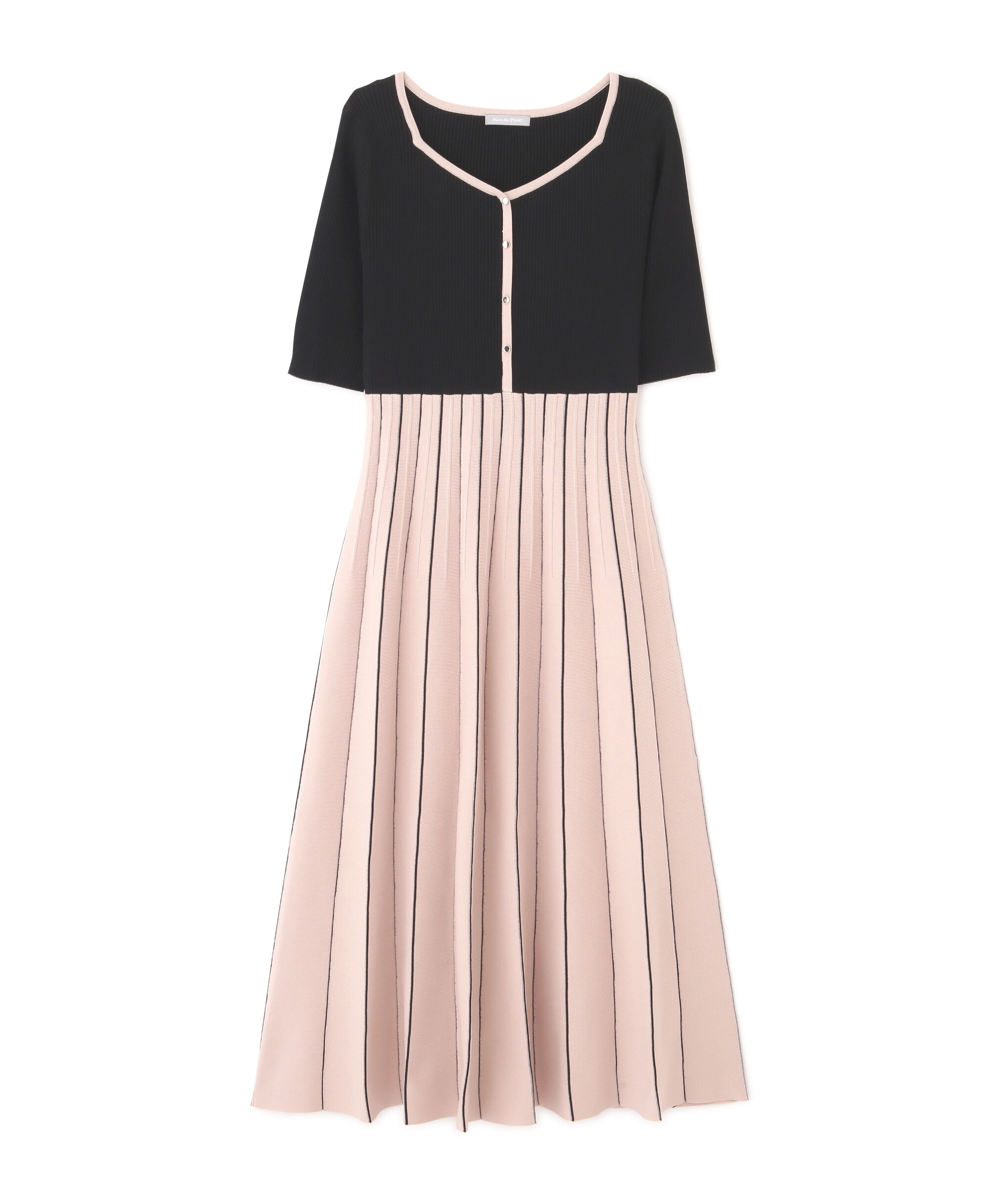  「プリーツニットワンピース」|ワンピース|