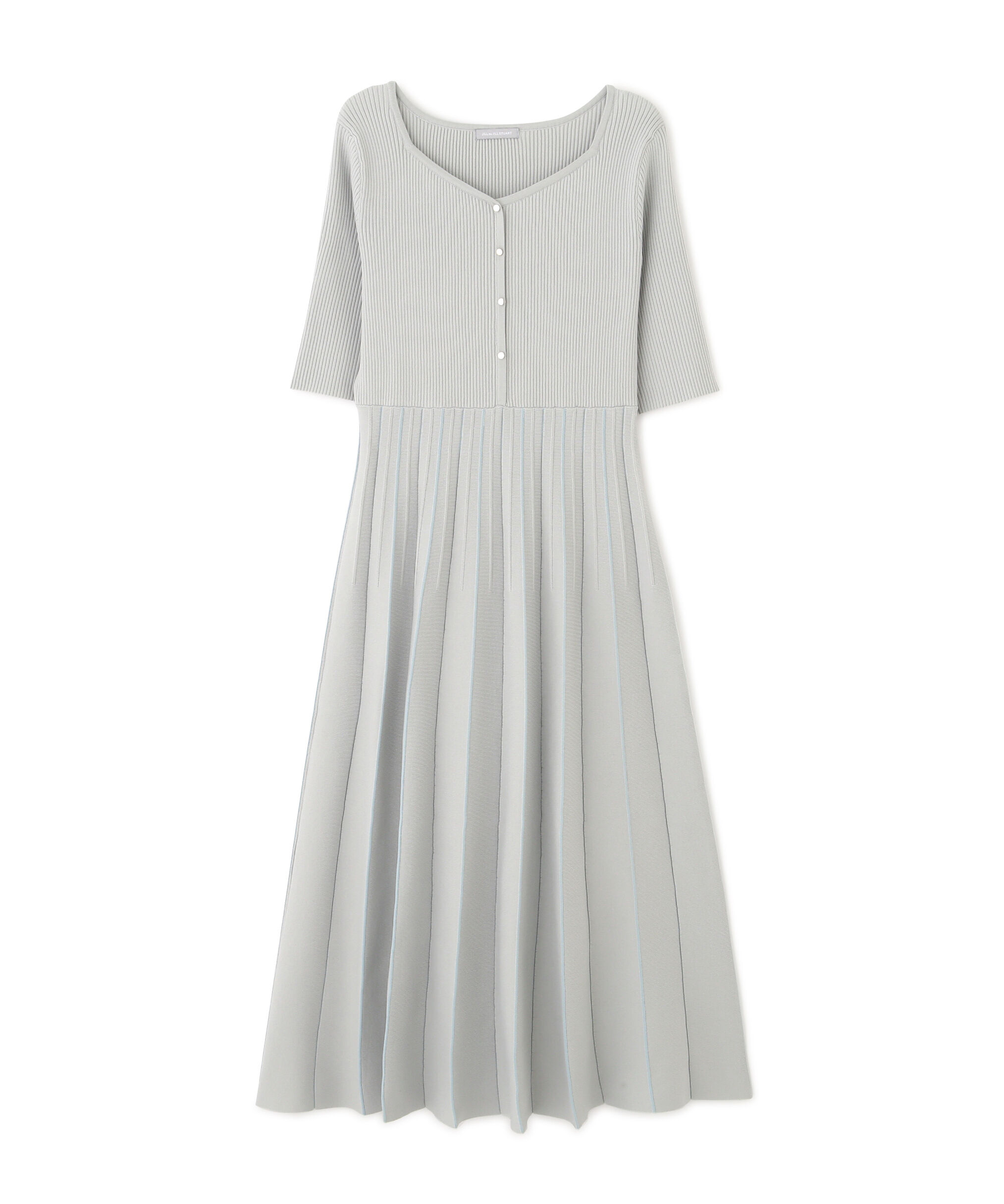  「プリーツニットワンピース」|ワンピース|