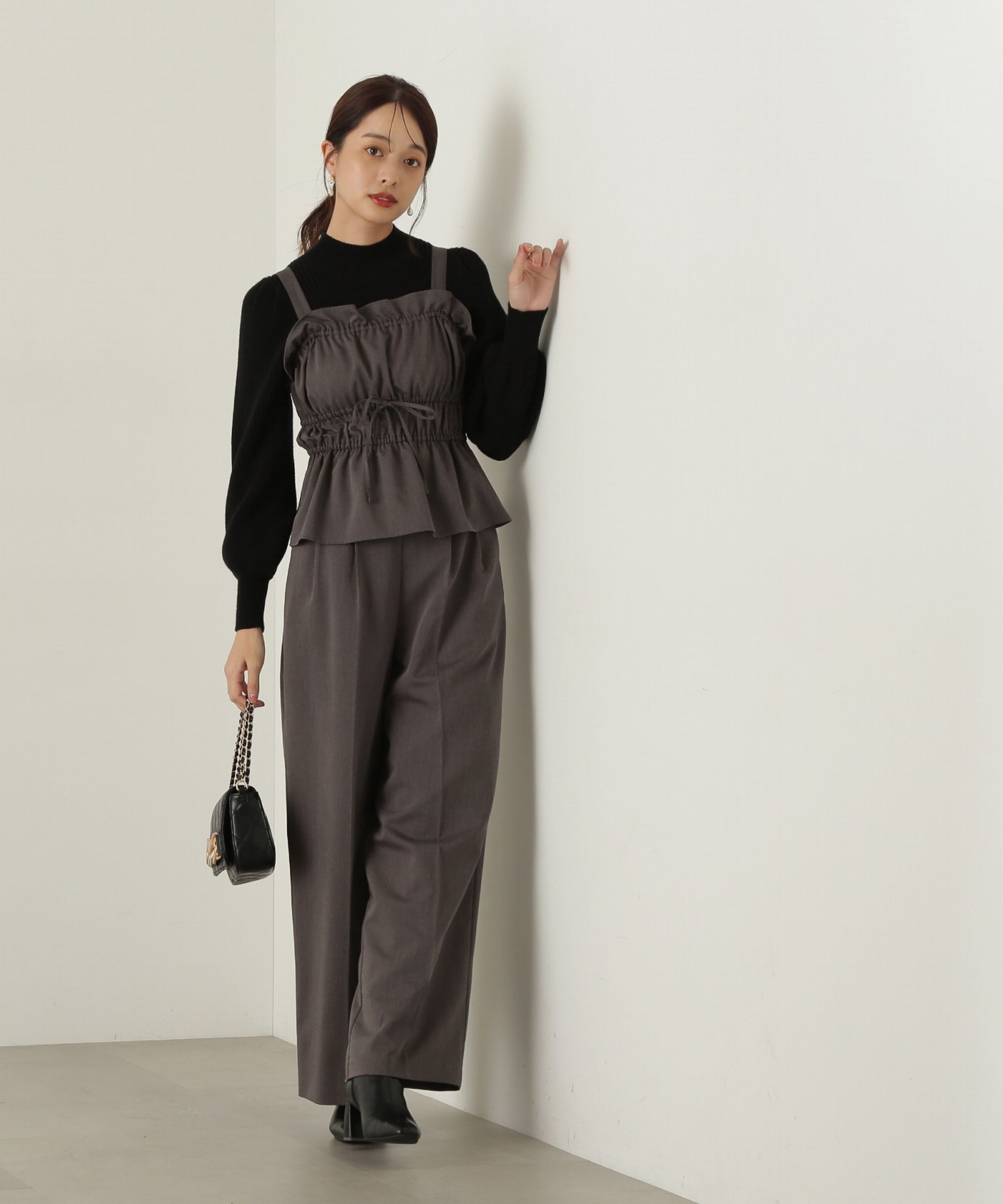 PROPORTION BODY DRESSING「ハイネックボリュームスリーブニット」|ニット・セーター|