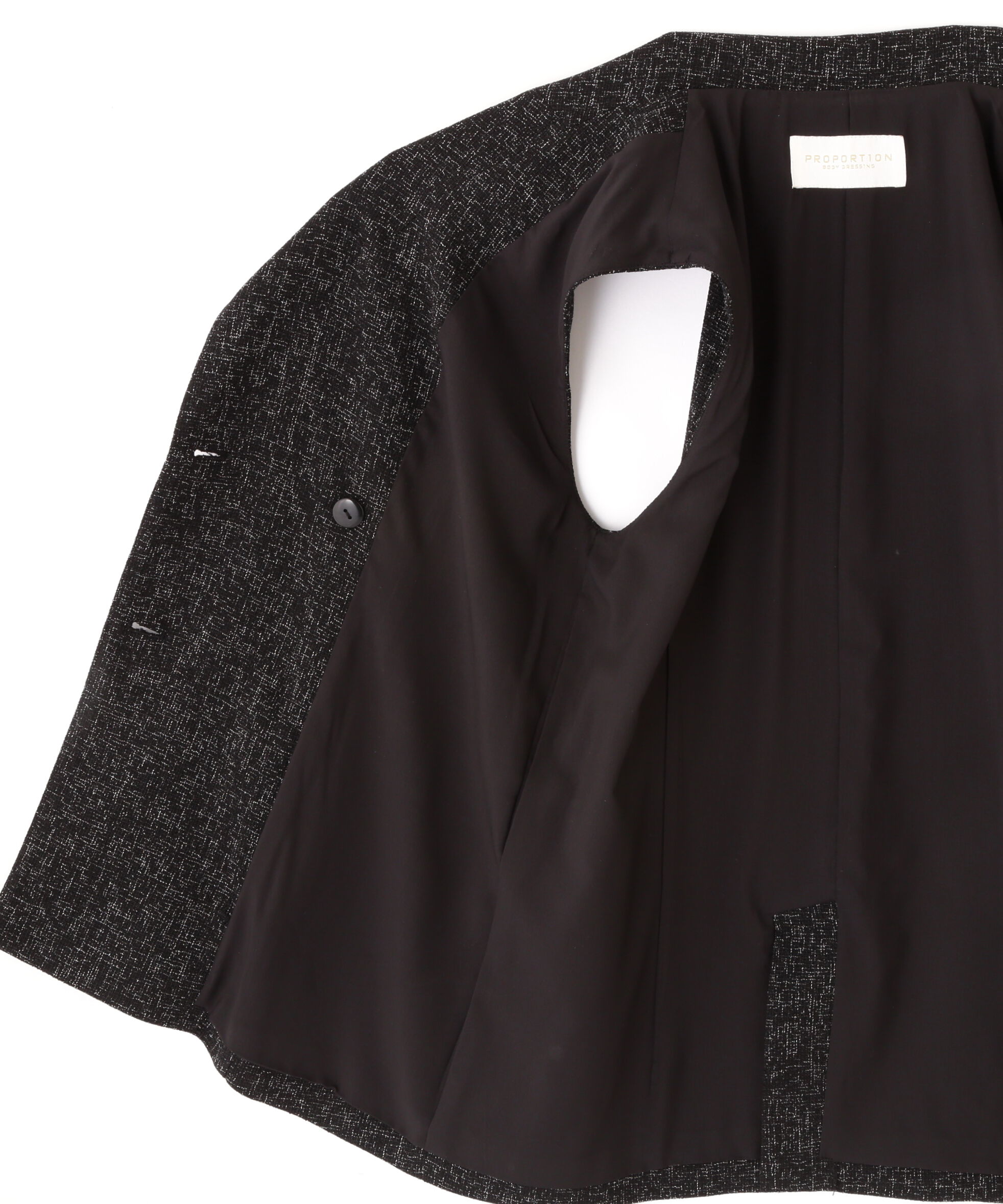 PROPORTION BODY DRESSING「ベルト付きジレ」|ブルゾン・スタジャン|