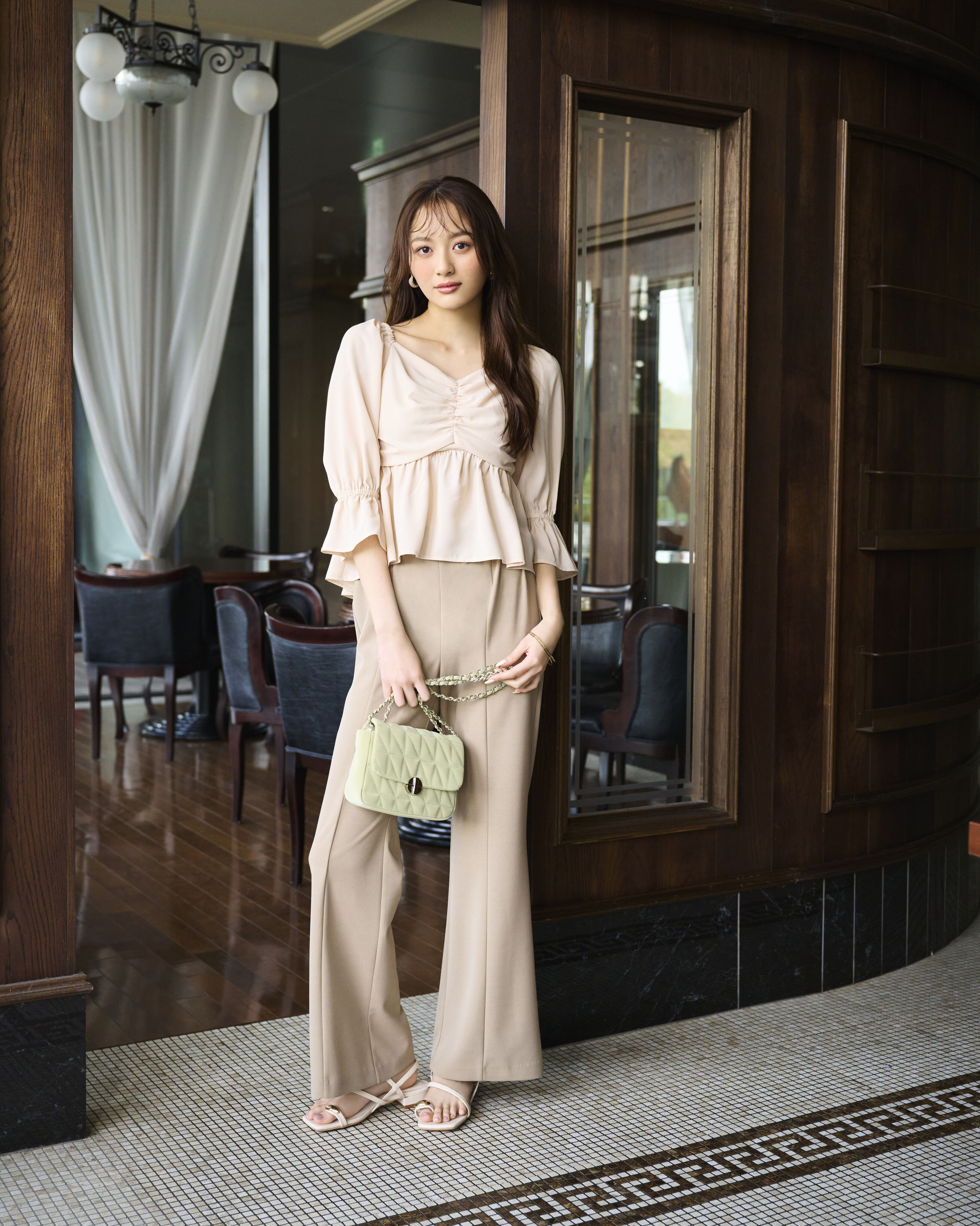 PROPORTION BODY DRESSING「2wayフロントギャザーブラウス」|シャツ・ブラウス|