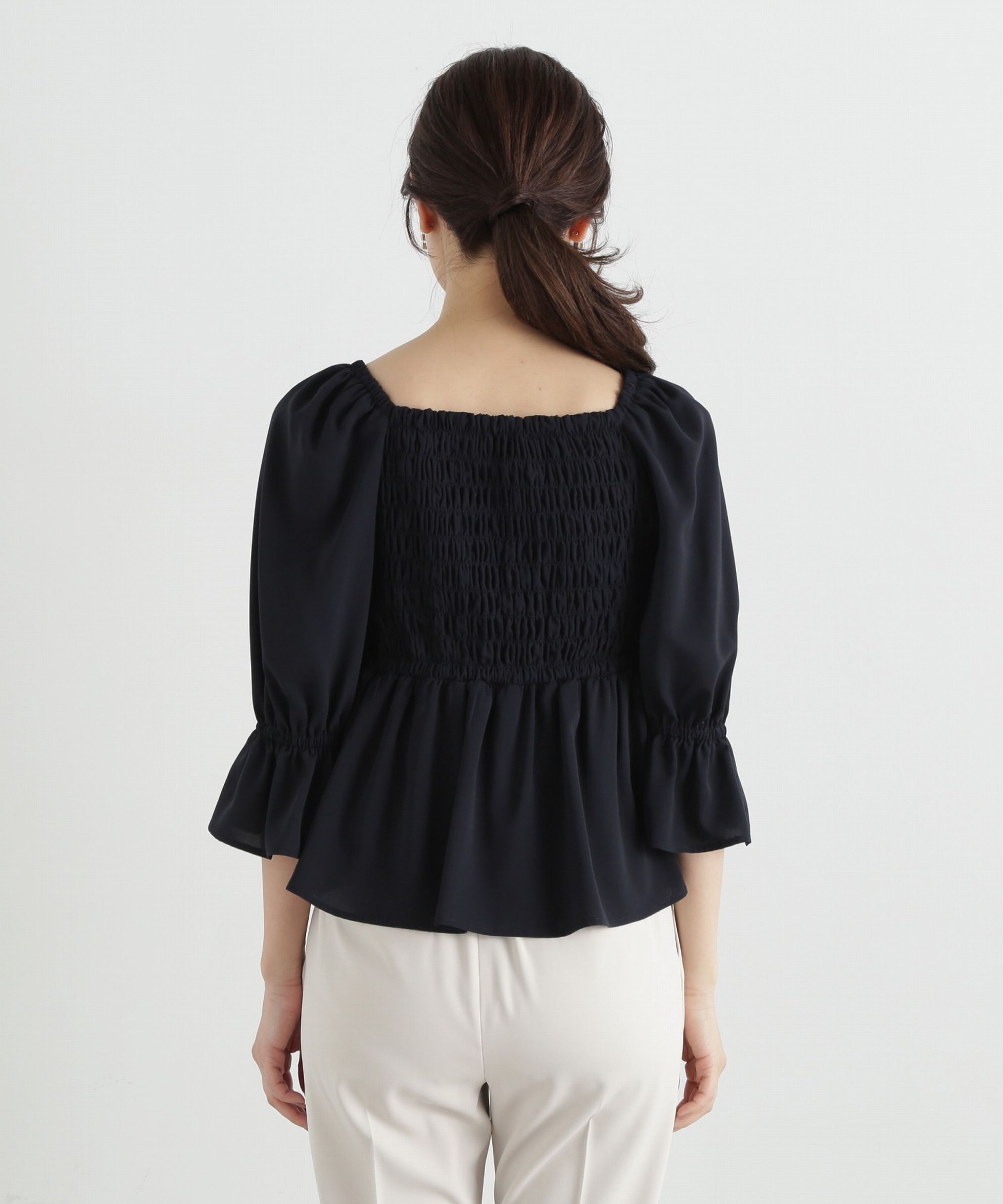 PROPORTION BODY DRESSING「2wayフロントギャザーブラウス」|シャツ・ブラウス|