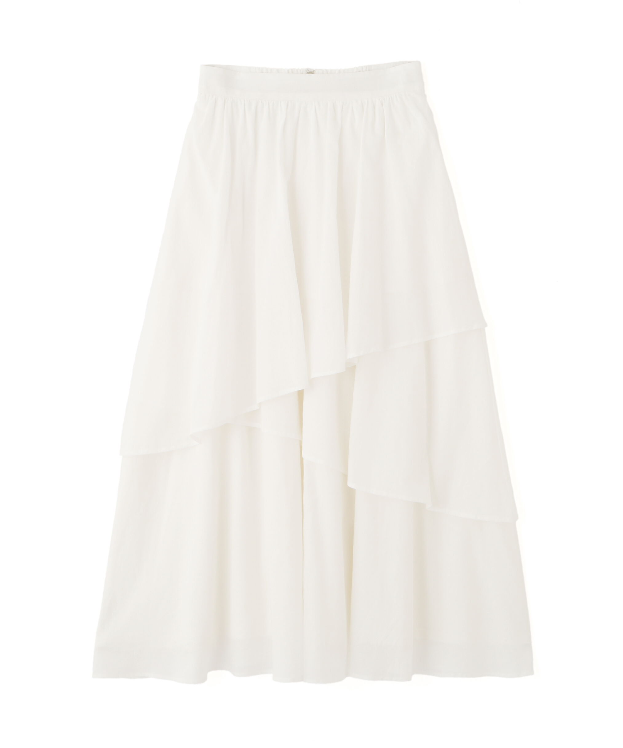 PROPORTION BODY DRESSING「コットンボイルティアードスカート」|スカート|