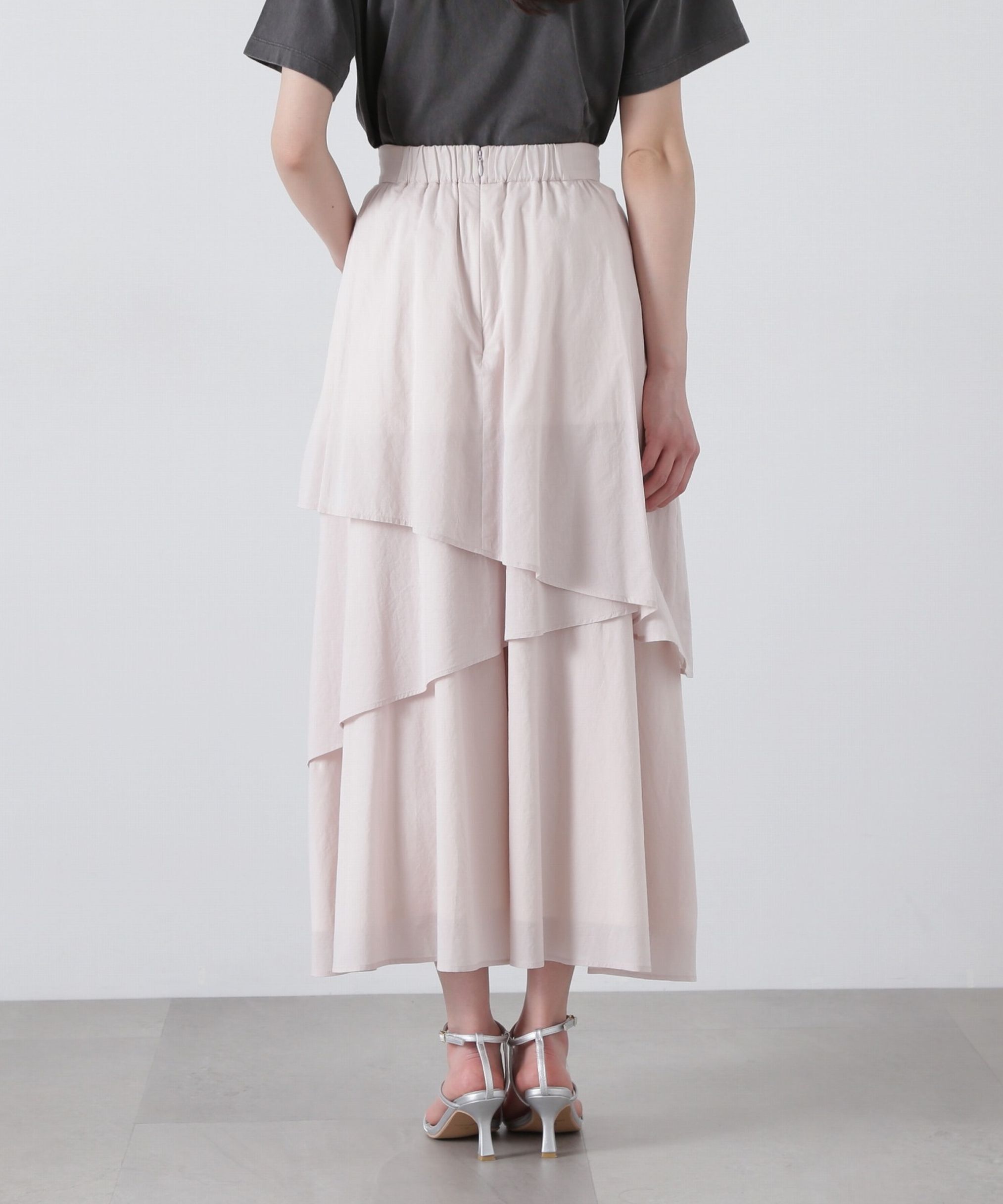 PROPORTION BODY DRESSING「コットンボイルティアードスカート」|スカート|