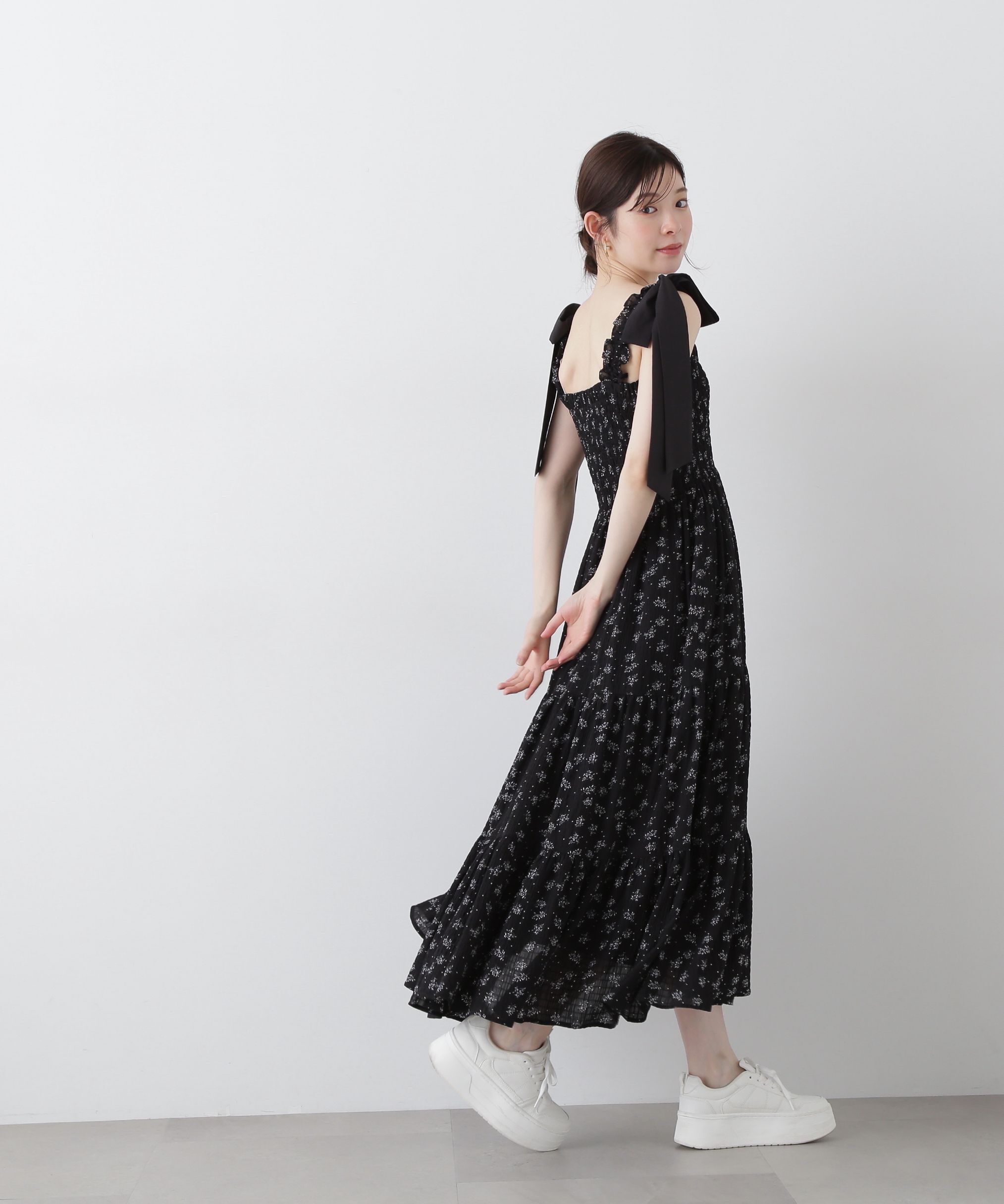 PROPORTION BODY DRESSING「《EDIT COLOGNE》小花柄ティアードワンピース」|ワンピース|