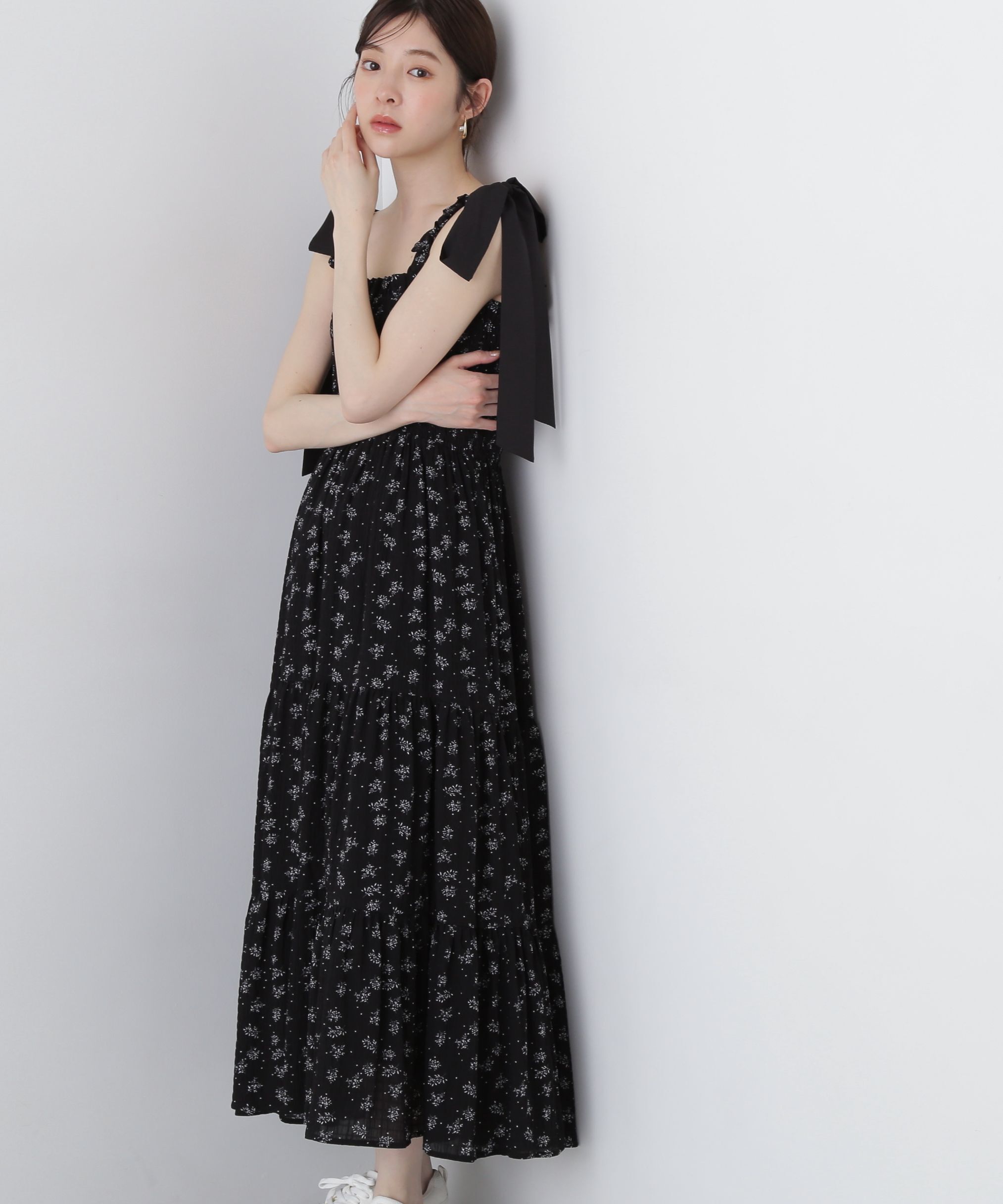 PROPORTION BODY DRESSING「《EDIT COLOGNE》小花柄ティアードワンピース」|ワンピース|