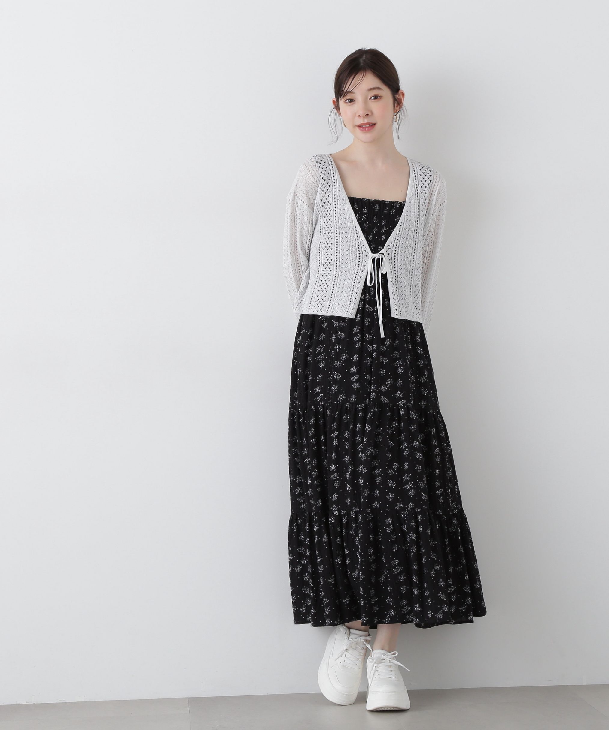 PROPORTION BODY DRESSING「《EDIT COLOGNE》小花柄ティアードワンピース」|ワンピース|