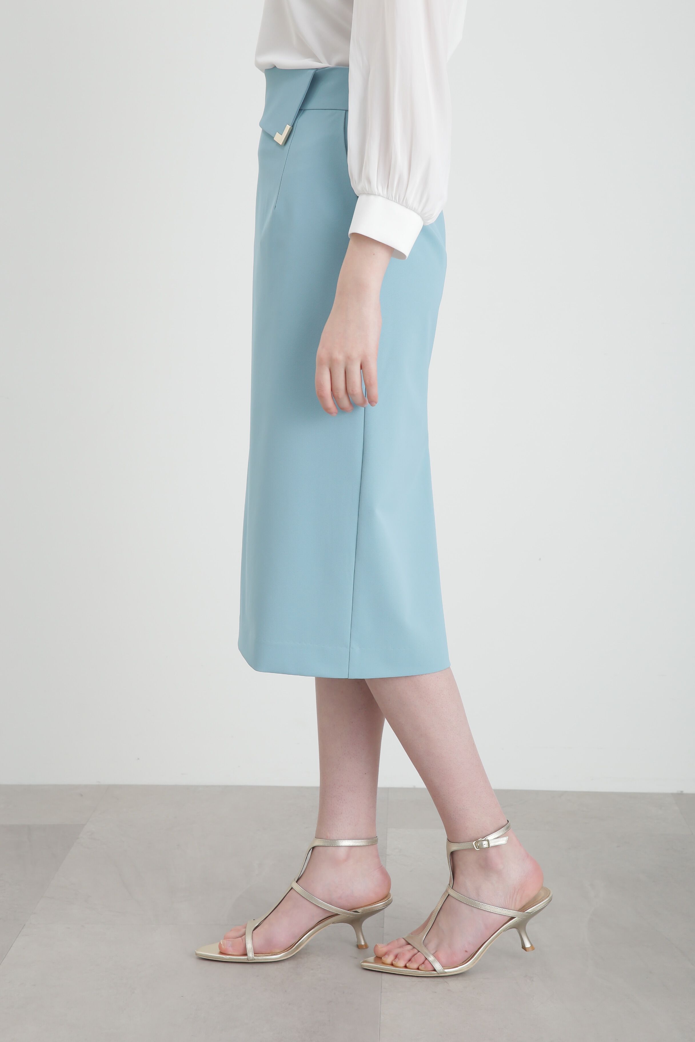  「◆Ｌ字メタルタイトスカート」|スカート|