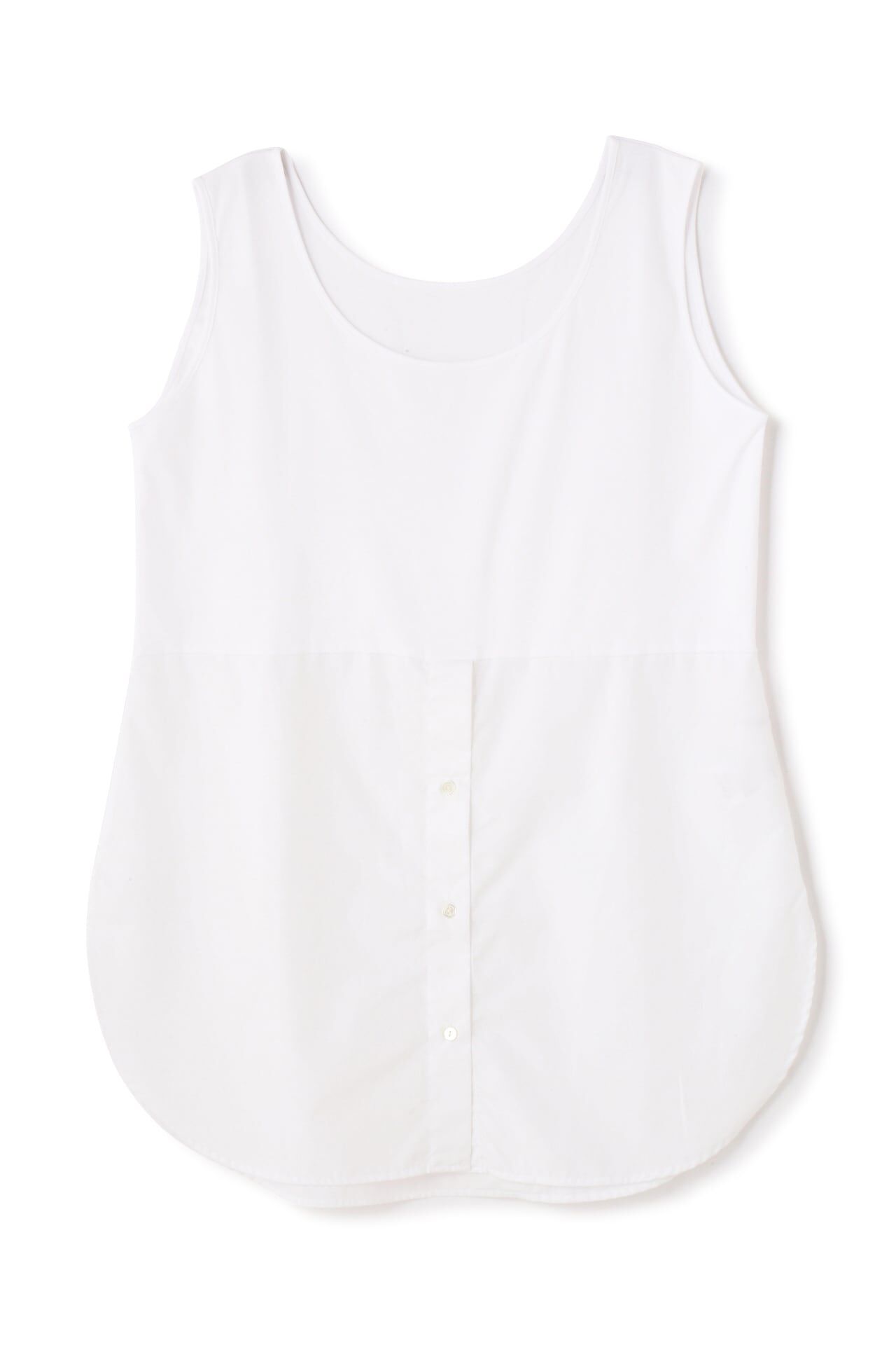  「布帛ドッキングノースリカットソー」|Tシャツ・カットソー|