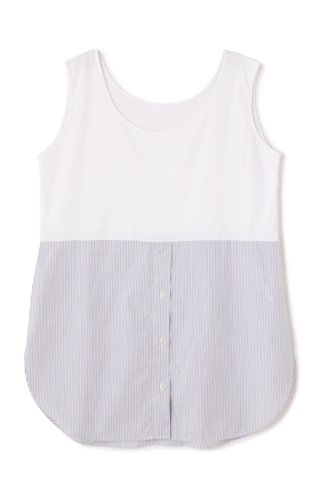  「布帛ドッキングノースリカットソー」|Tシャツ・カットソー|