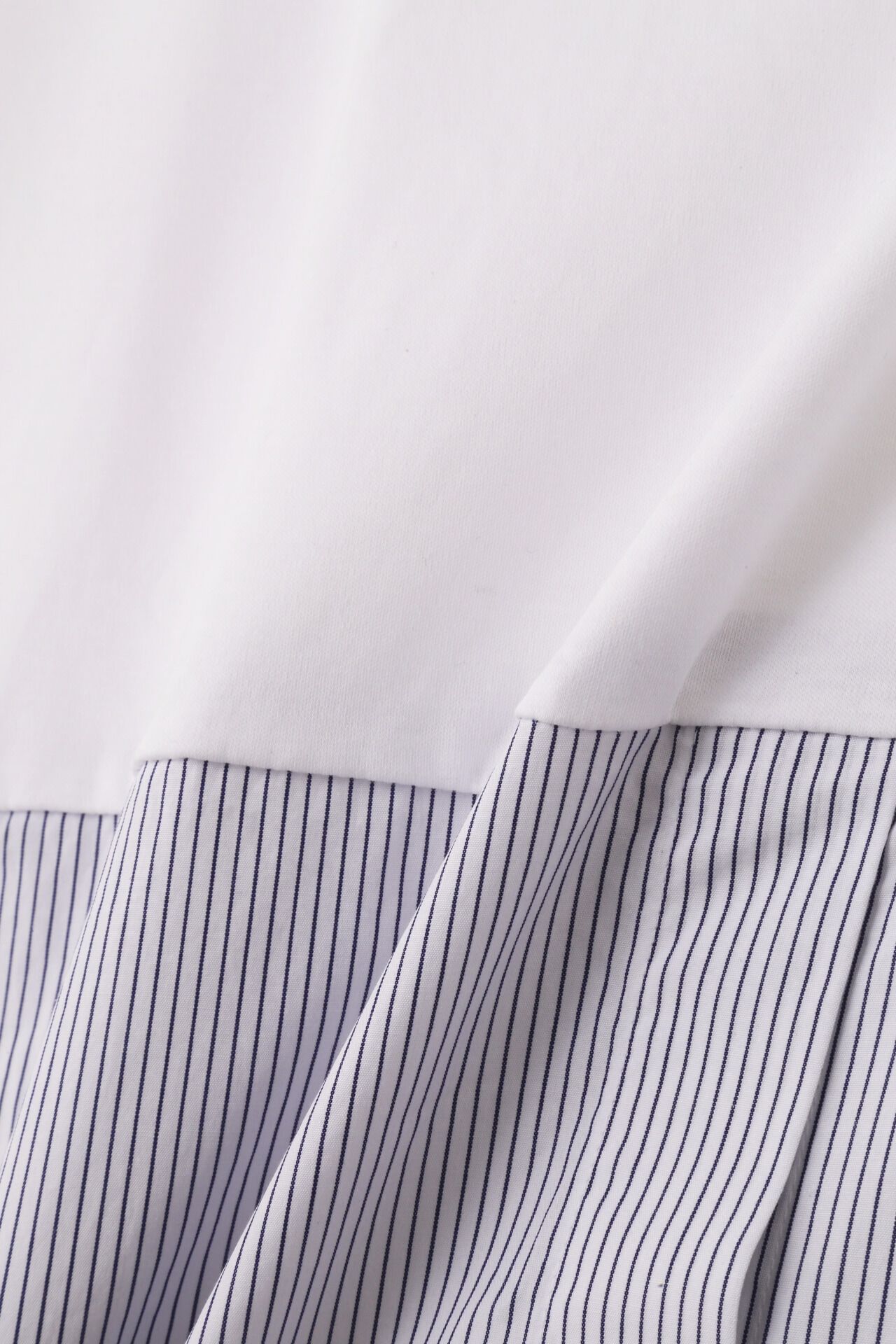  「布帛ドッキングノースリカットソー」|Tシャツ・カットソー|