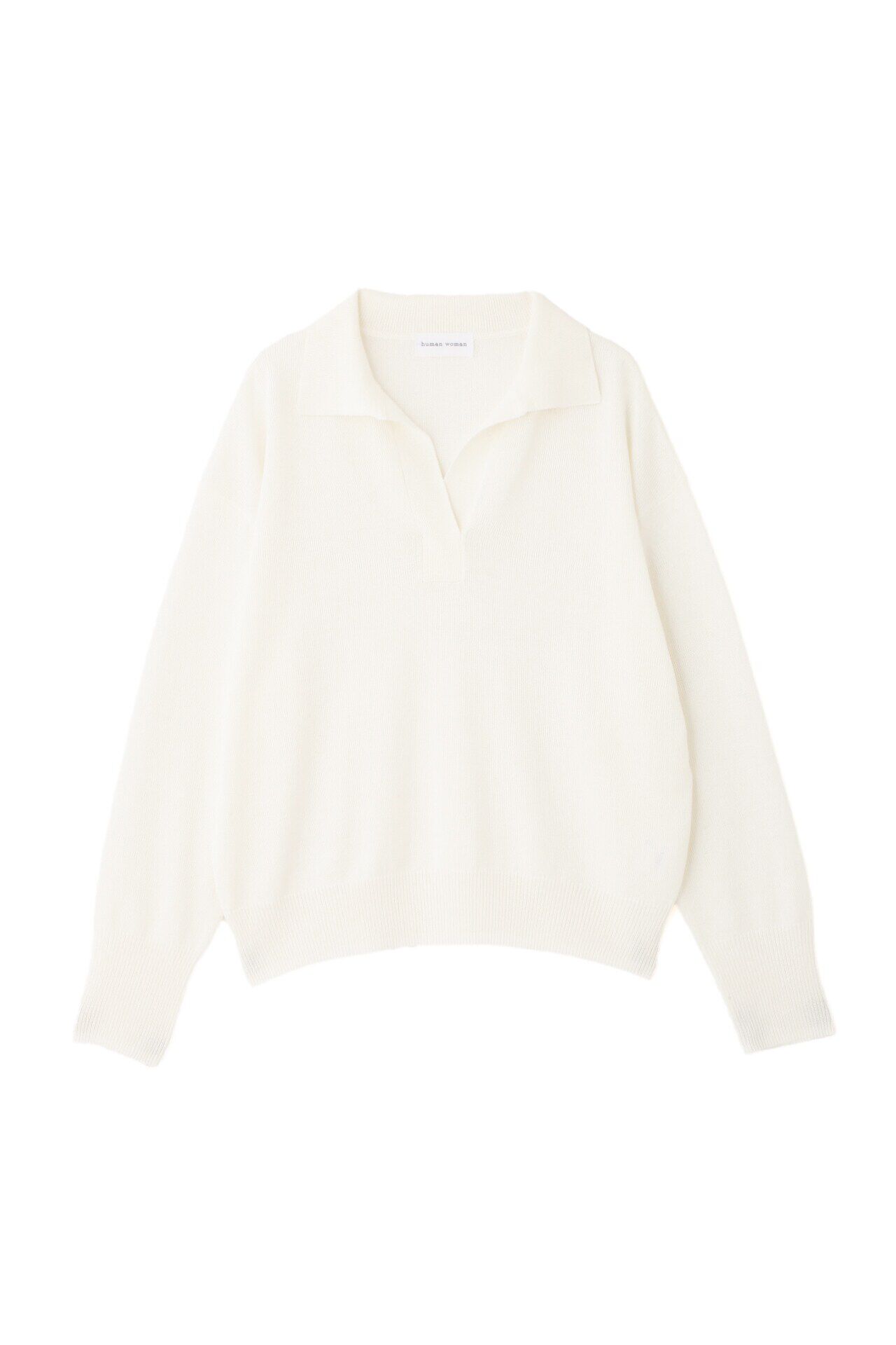  「◆【ウォッシャブル】ペーパーヤーンセーラーカラートップス」|ニット・セーター|