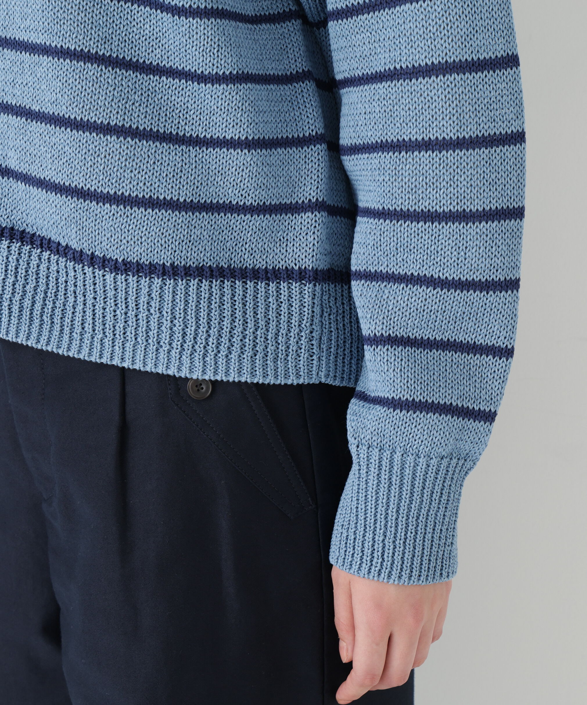  「◆ギマコットンキーネックカーディガン」|ニット・セーター|