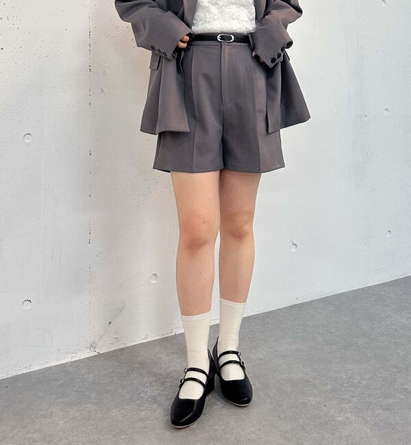 archives「【ＳＥＴＵＰ対応】ベルト付タックショートパンツ」|その他|